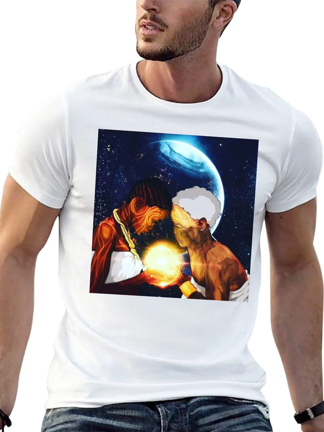 Cosmic Connection Graphic T-Shirt