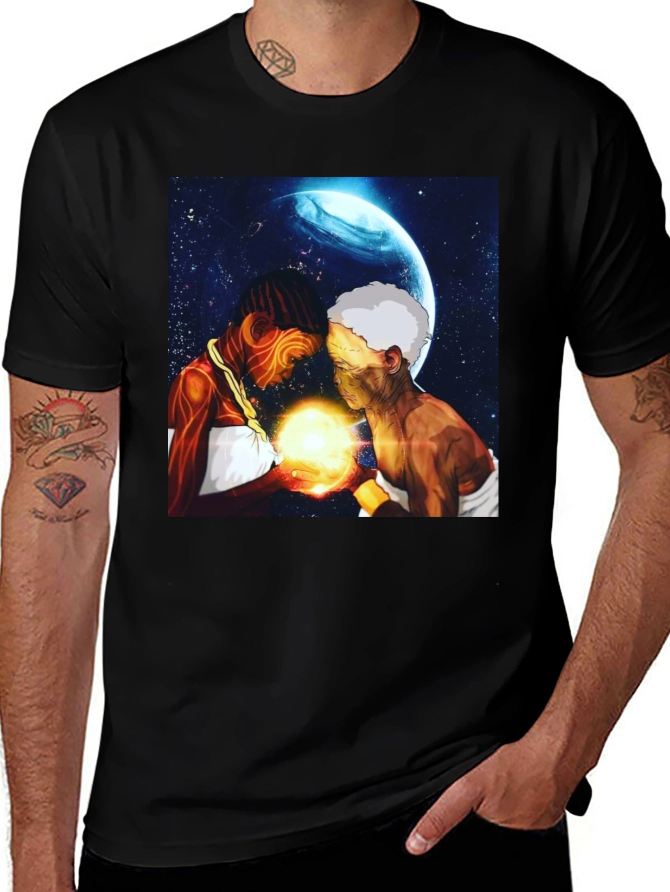 Cosmic Connection Graphic T-Shirt