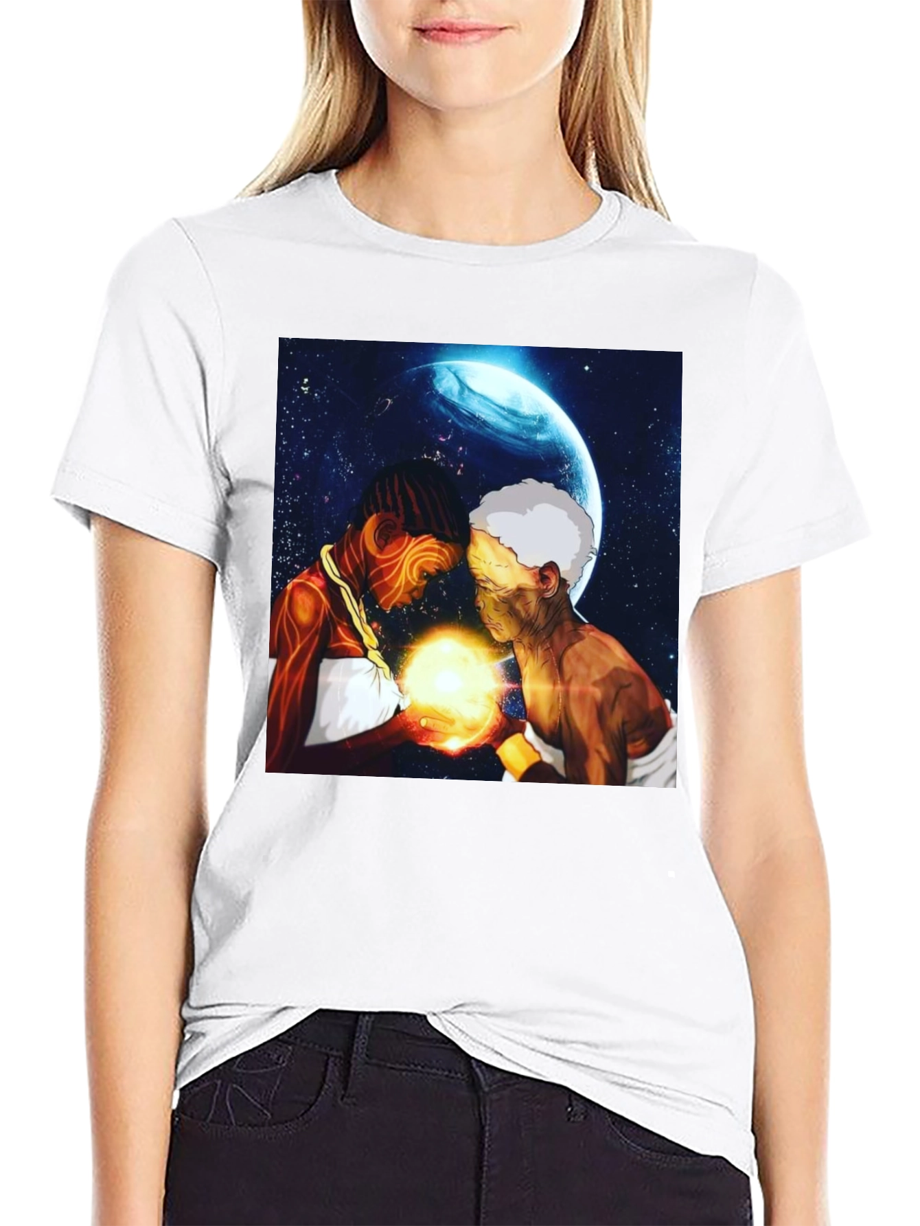 Cosmic Connection Graphic T-Shirt