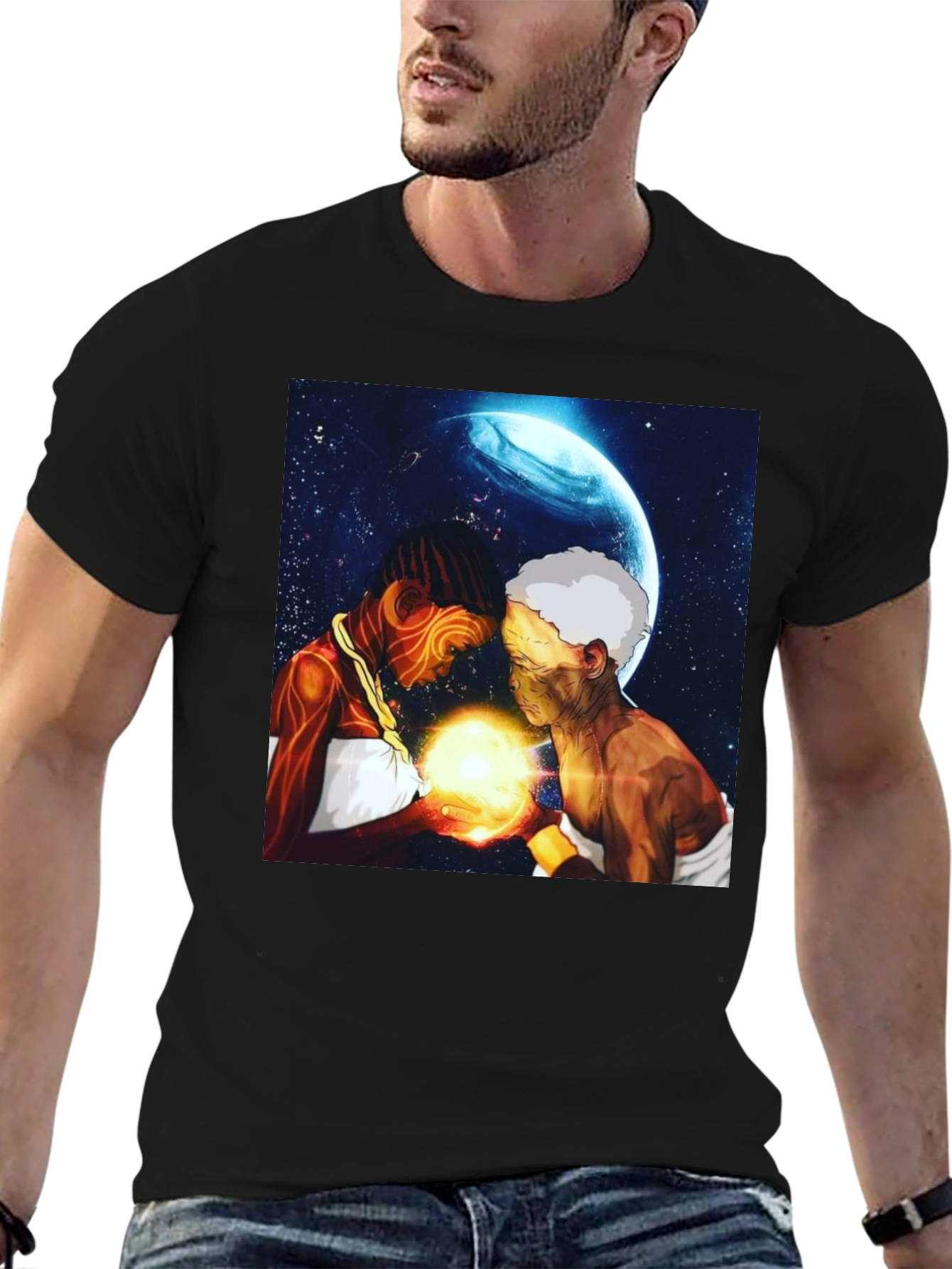 Cosmic Connection Graphic T-Shirt