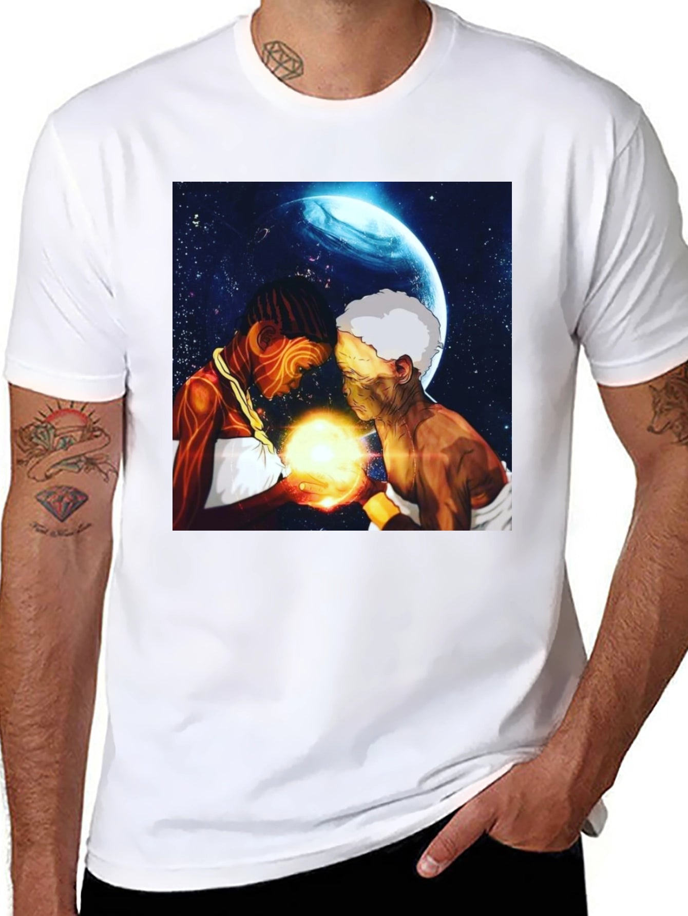Cosmic Connection Graphic T-Shirt