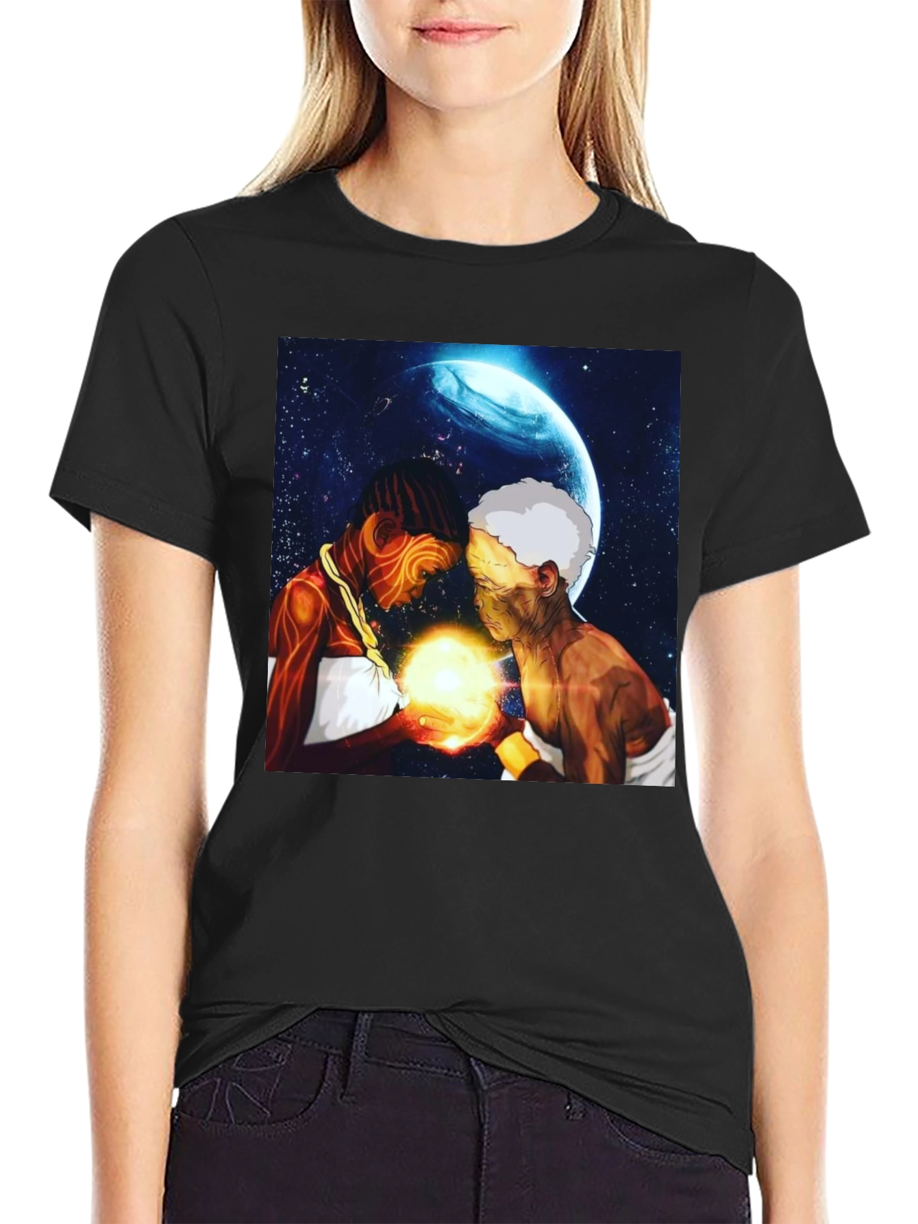 Cosmic Connection Graphic T-Shirt