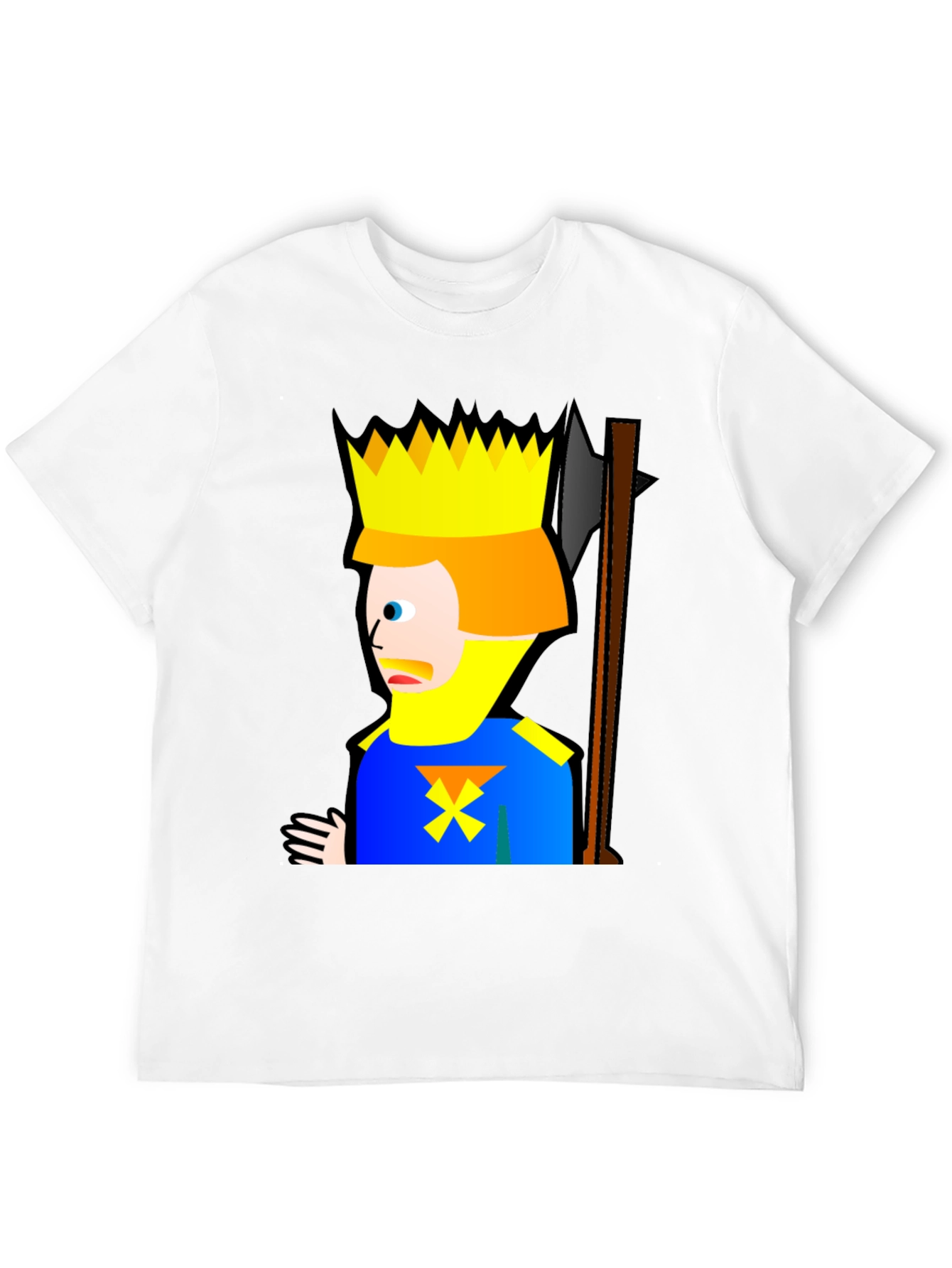 King Cartoon Black T-Shirt