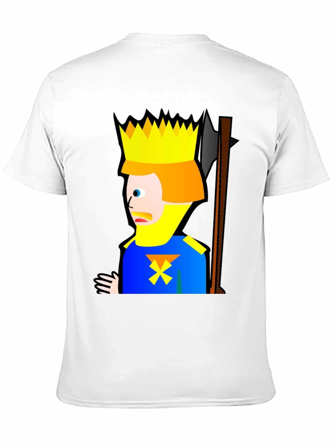 King Cartoon Black T-Shirt