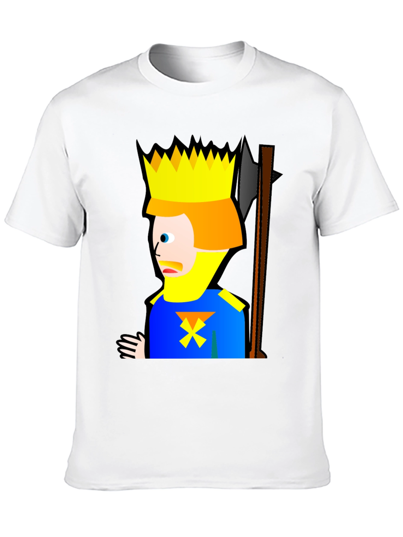 King Cartoon Black T-Shirt
