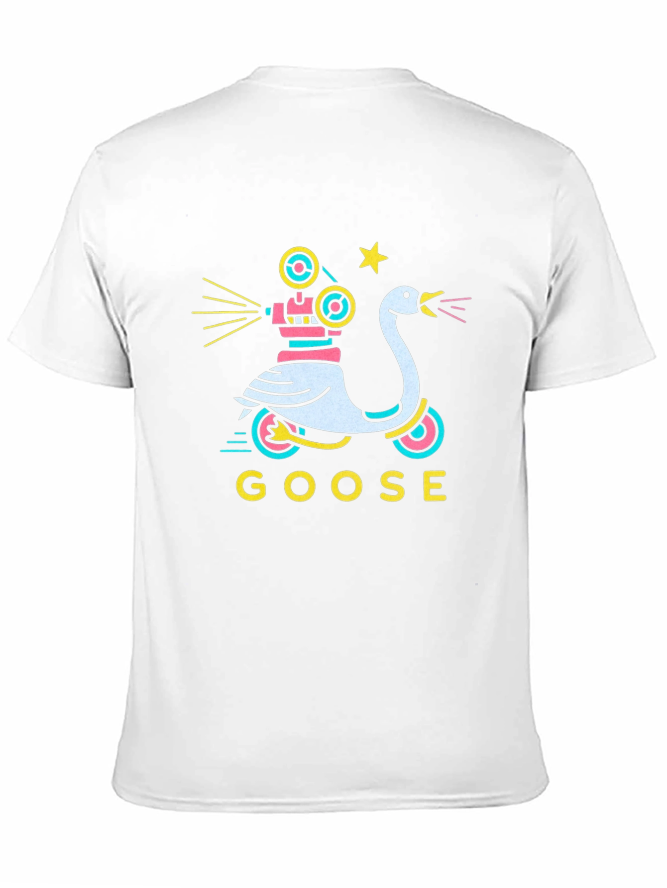 Goose Movie Camera Black Graphic Tee