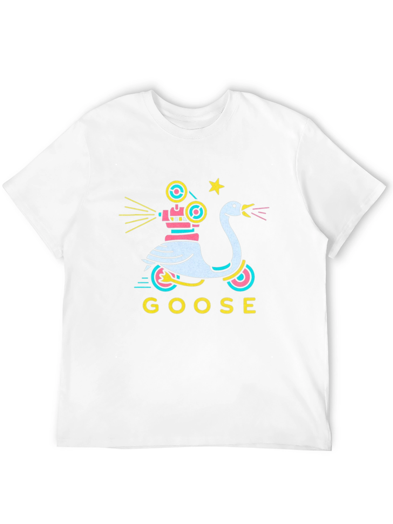 Goose Movie Camera Black Graphic Tee