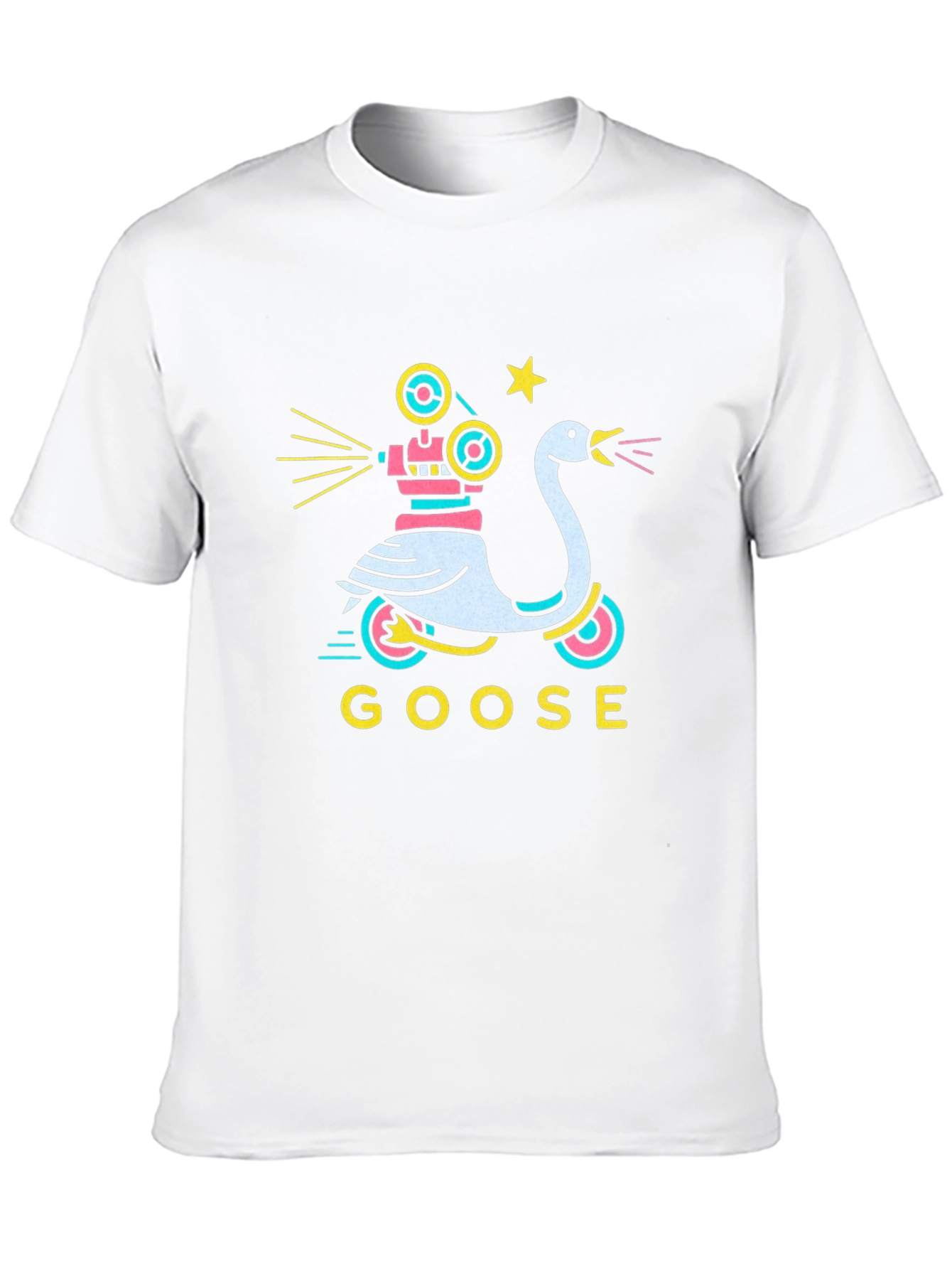 Goose Movie Camera Black Graphic Tee