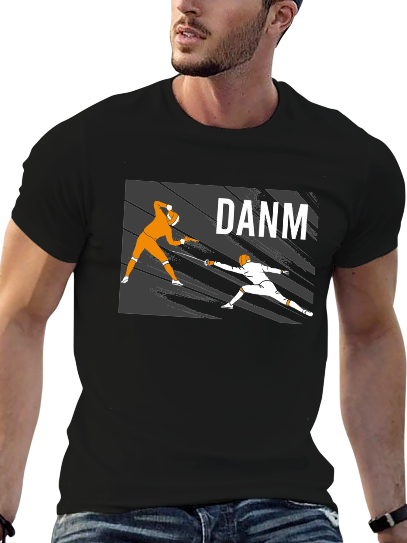Fencing DANM Graphic T-Shirt