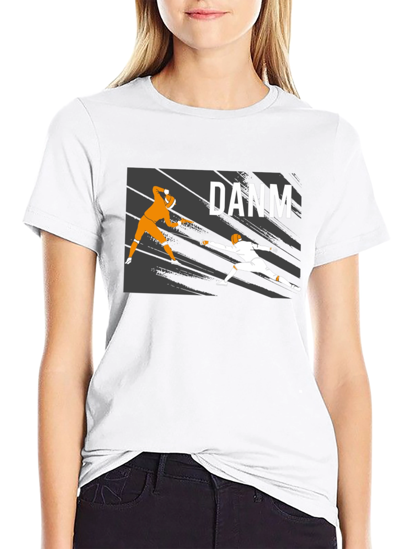 Fencing DANM Graphic T-Shirt