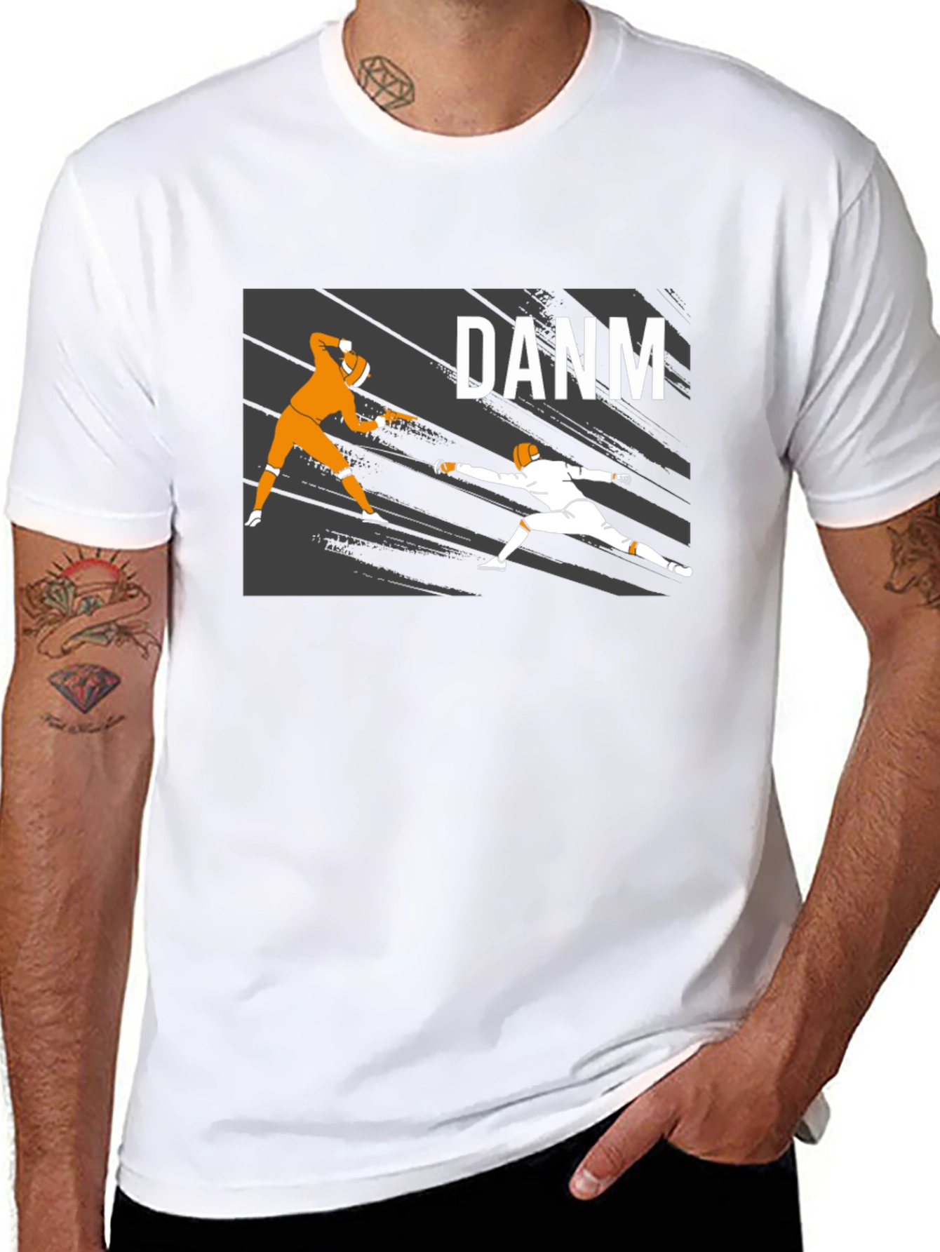 Fencing DANM Graphic T-Shirt