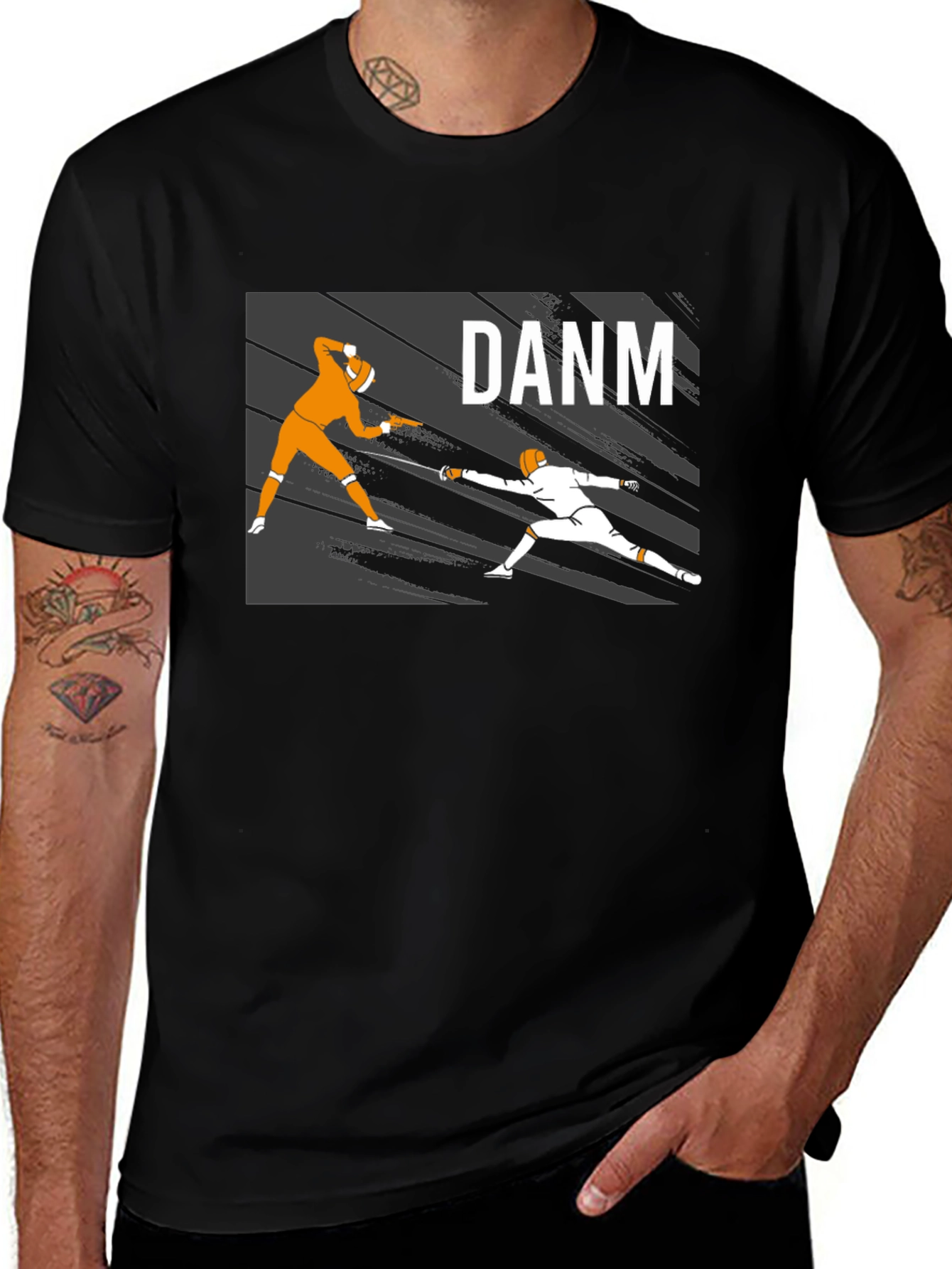 Fencing DANM Graphic T-Shirt