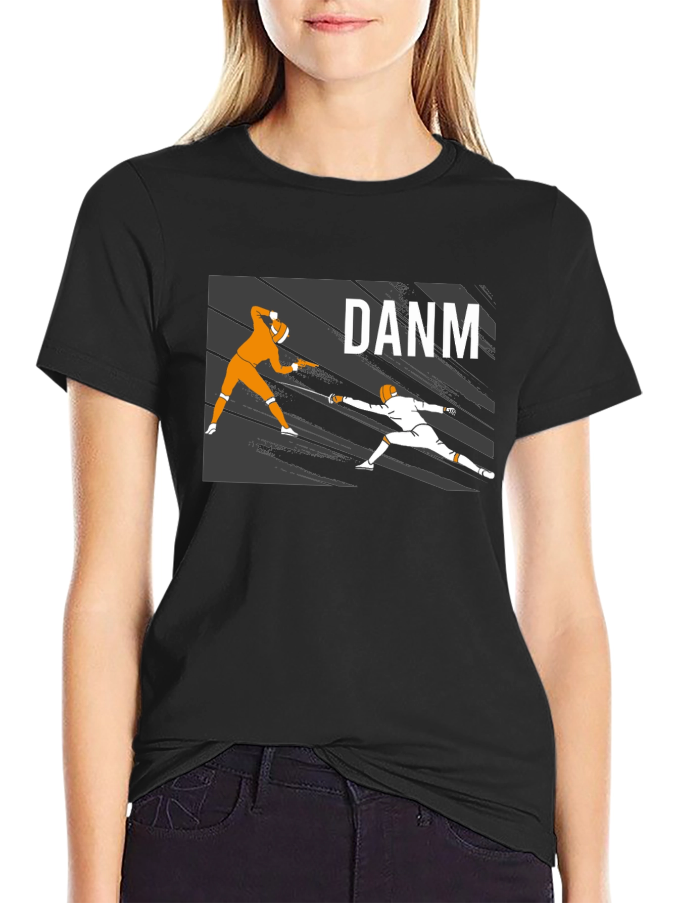 Fencing DANM Graphic T-Shirt