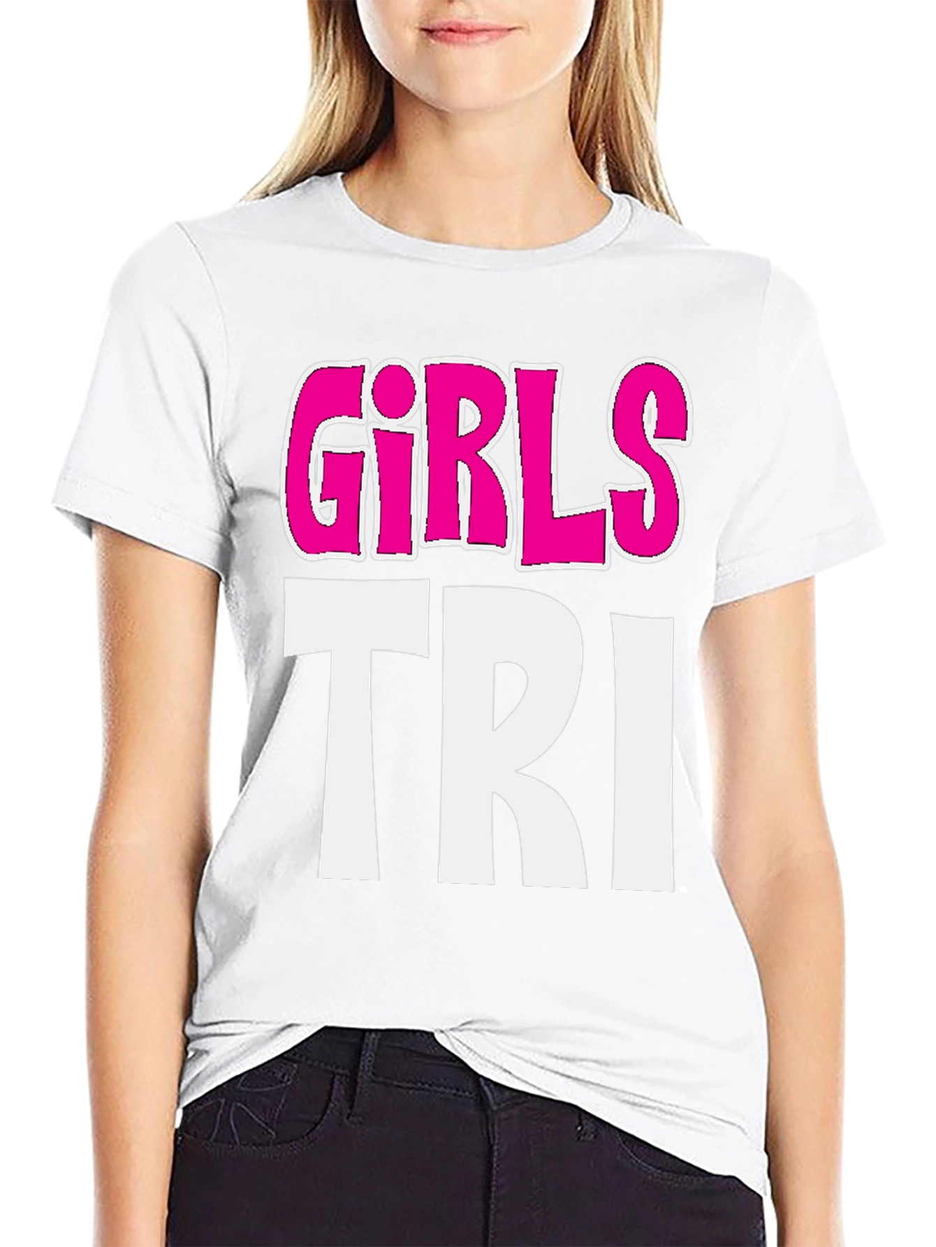 Girls Tri T-Shirt - Sports Triathlon Tee