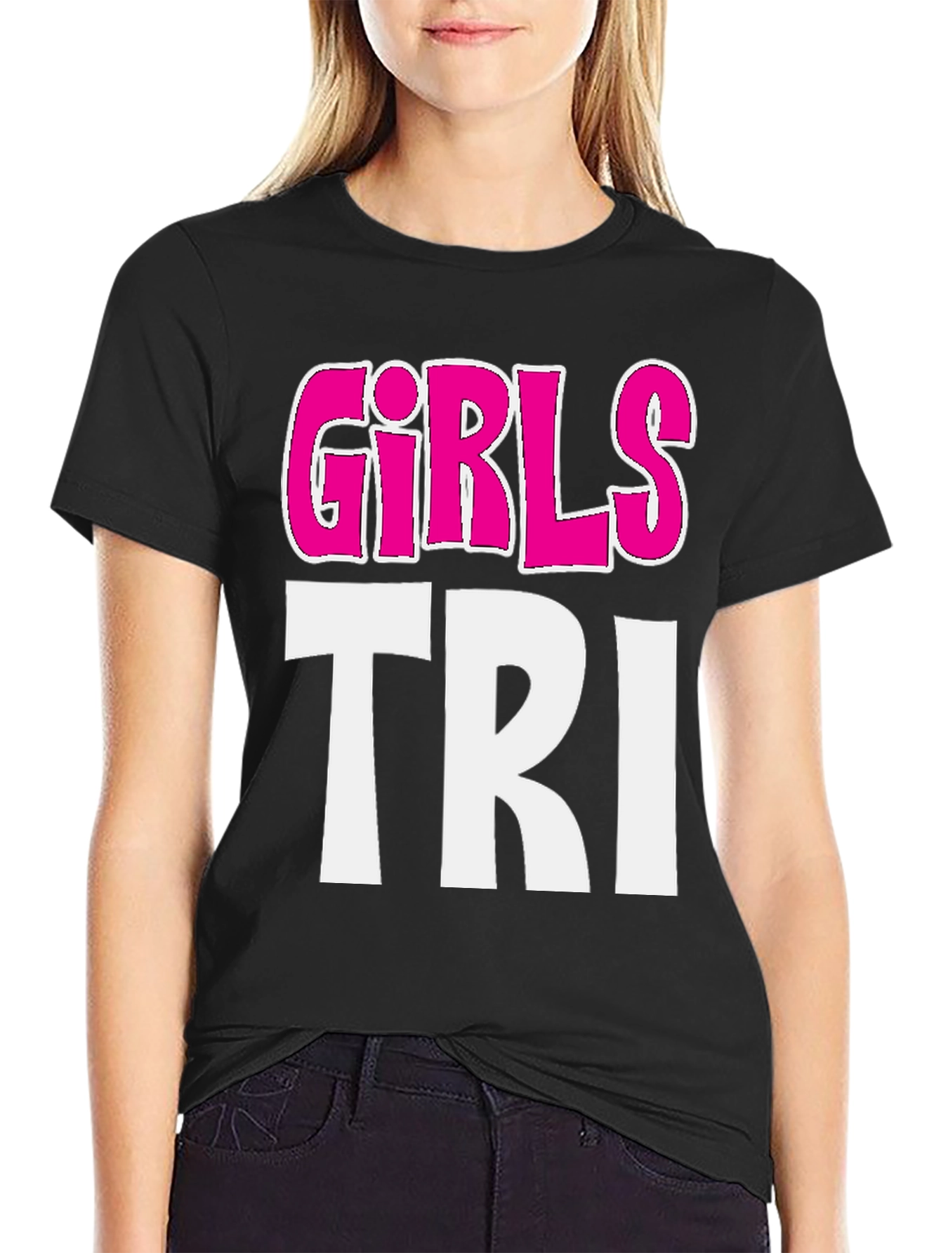 Girls Tri T-Shirt - Sports Triathlon Tee