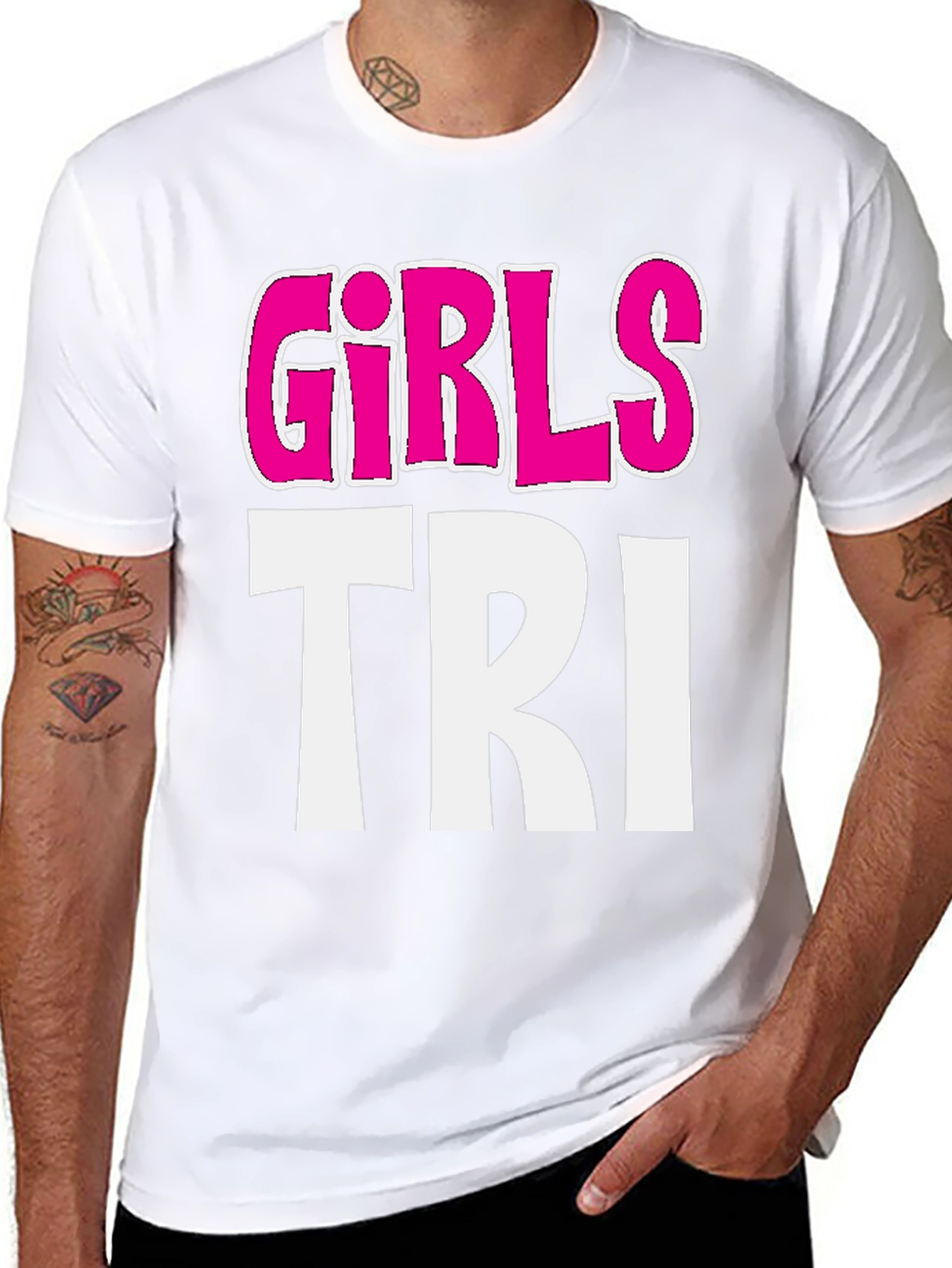 Girls Tri T-Shirt - Sports Triathlon Tee
