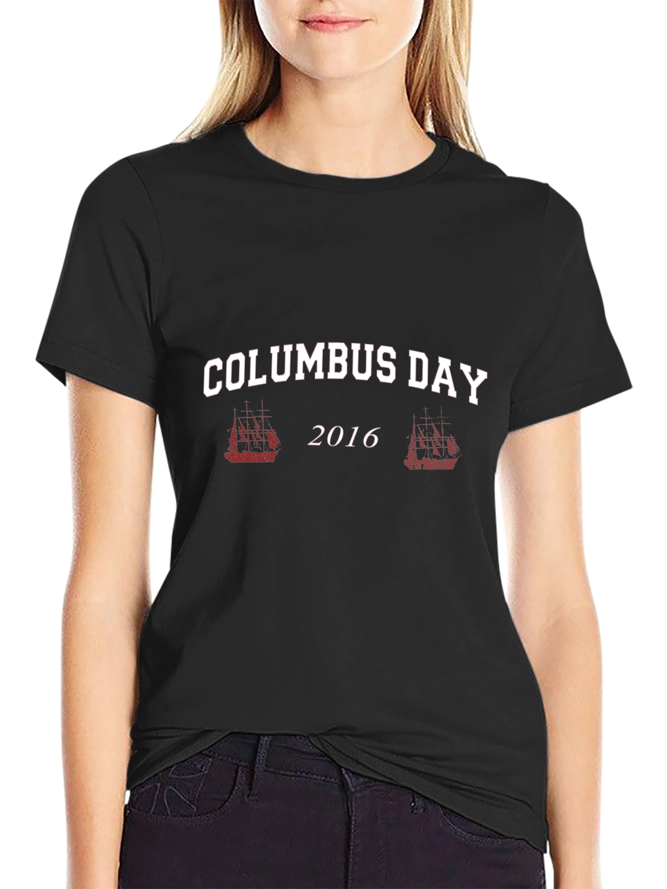 Columbus Day 2016 T-Shirt - Black