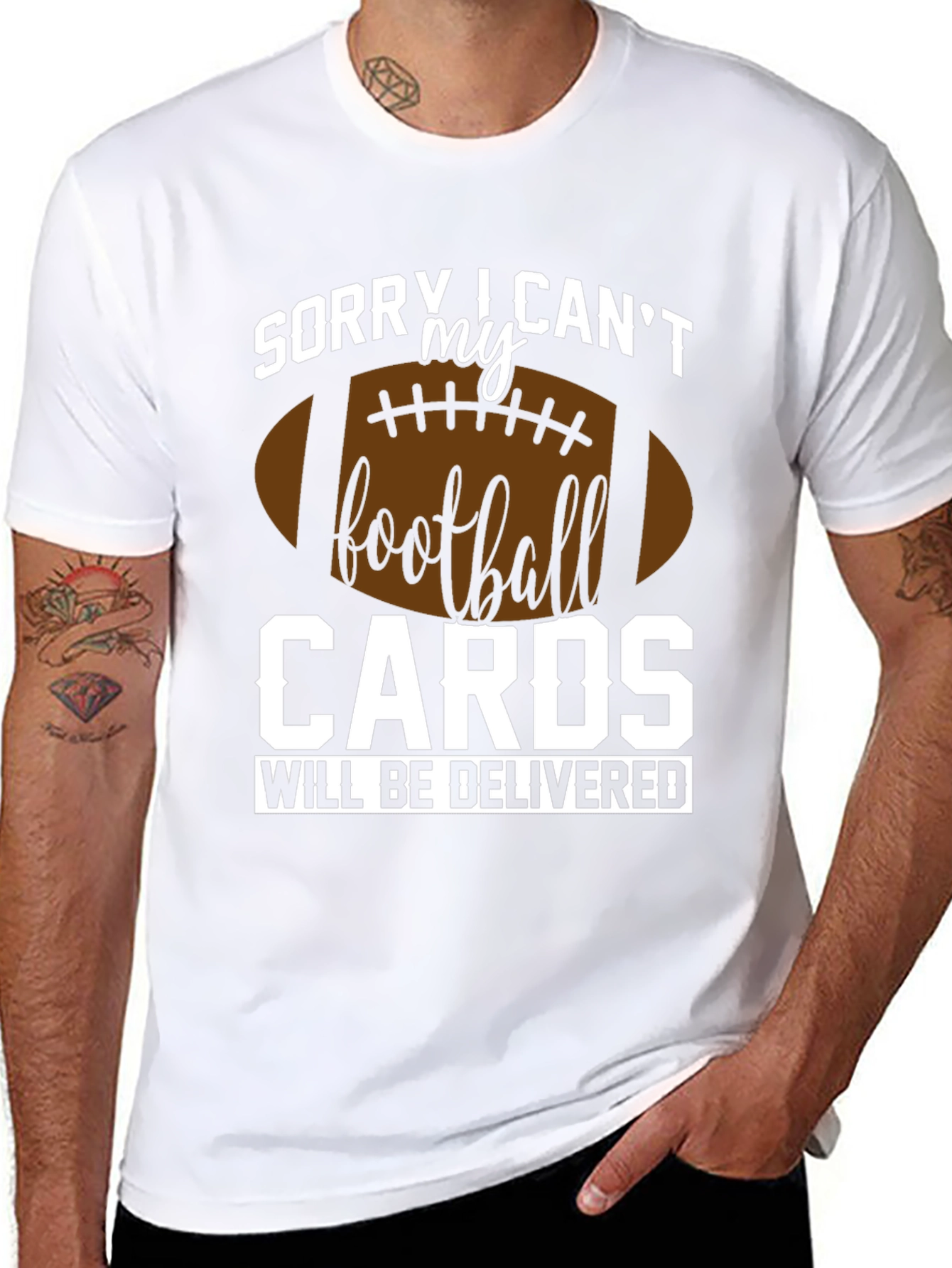 Funny Football Cards Delivery T-Shirt