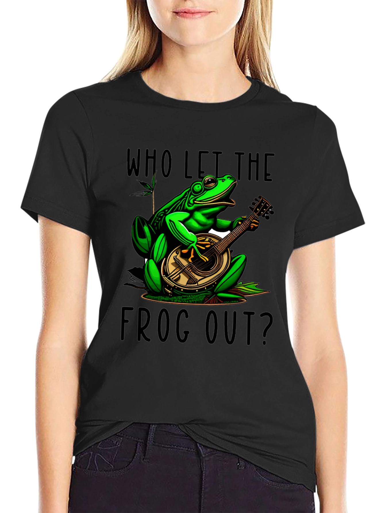 Who Let The Frog Out? T-Shirt