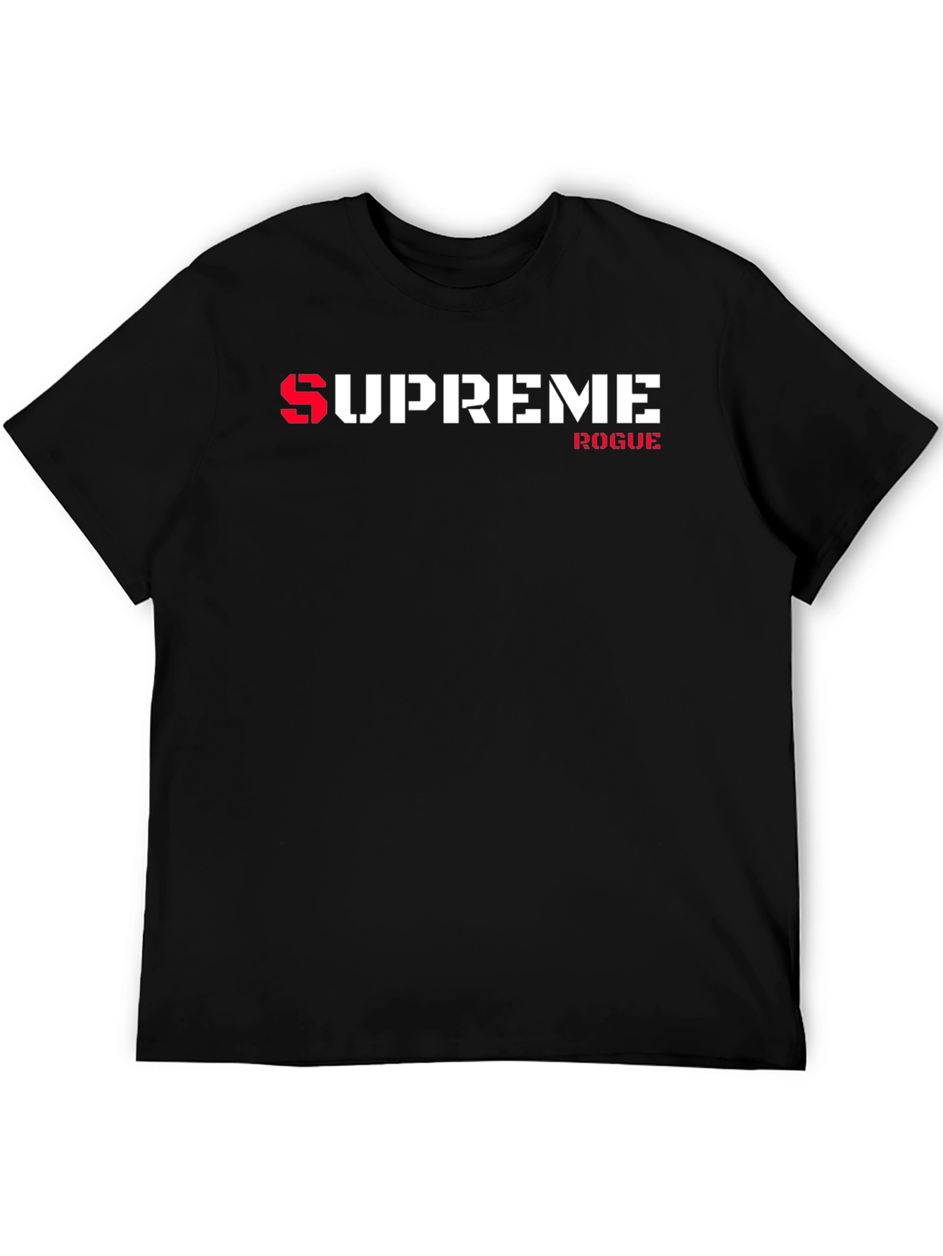 Supreme Rogue Black T-Shirt - Stylish & Comfortable