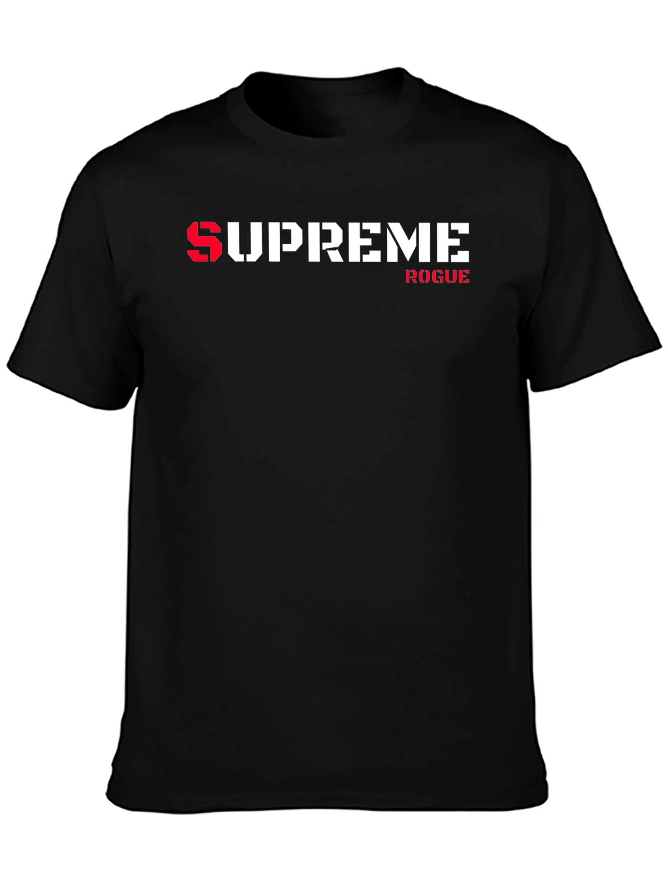 Supreme Rogue Black T-Shirt - Stylish & Comfortable