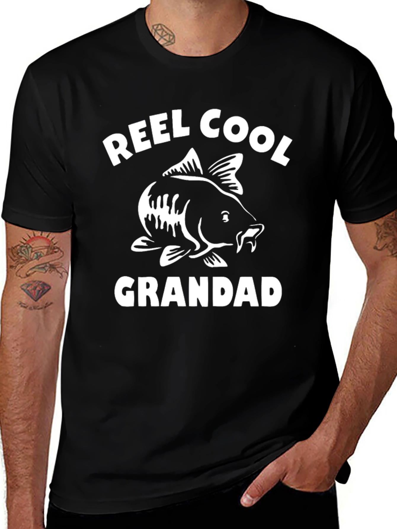 Reel Cool Grandad Fishing T-Shirt - Perfect Gift