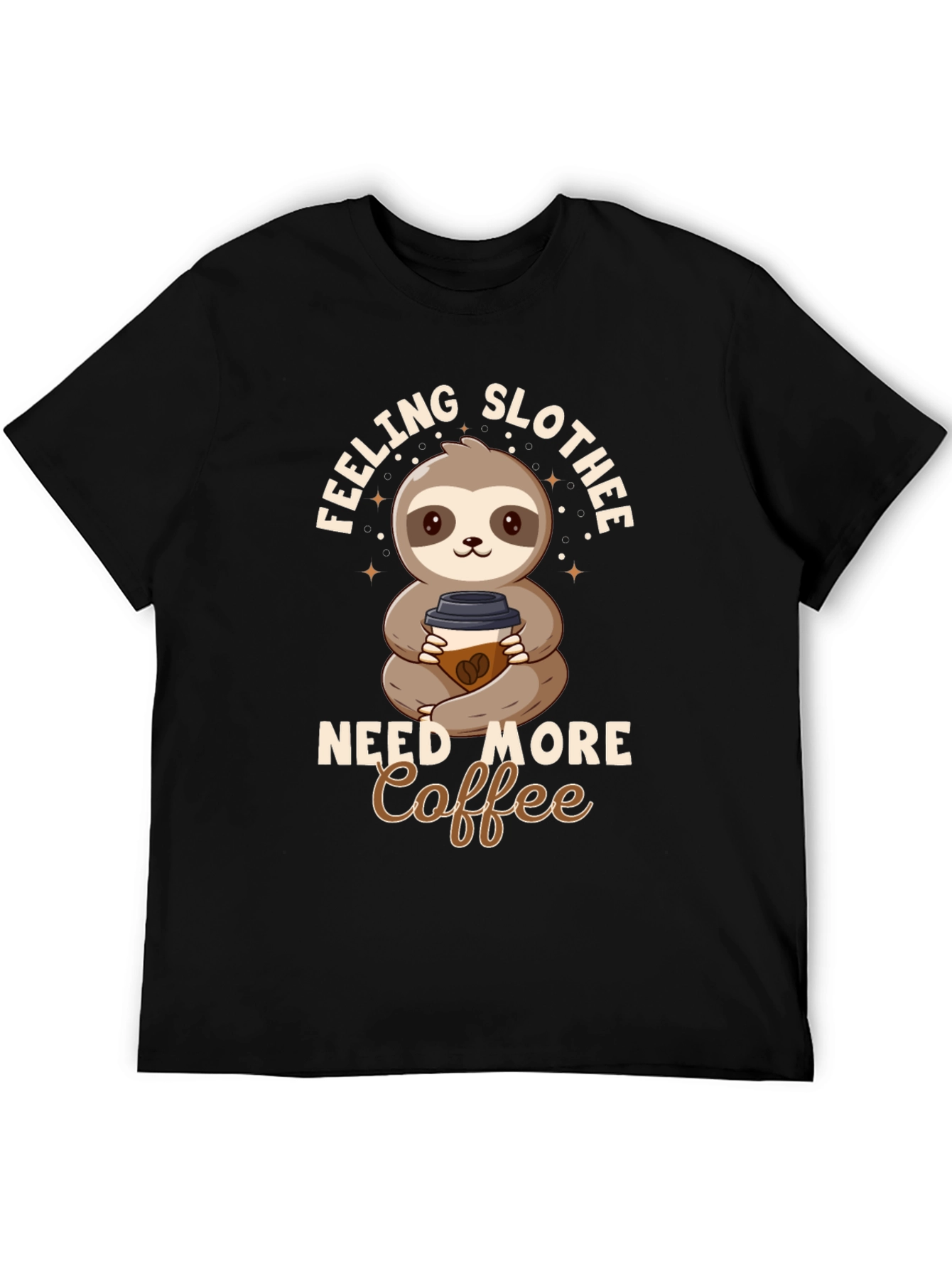 Feeling Slothee Coffee Graphic Tee