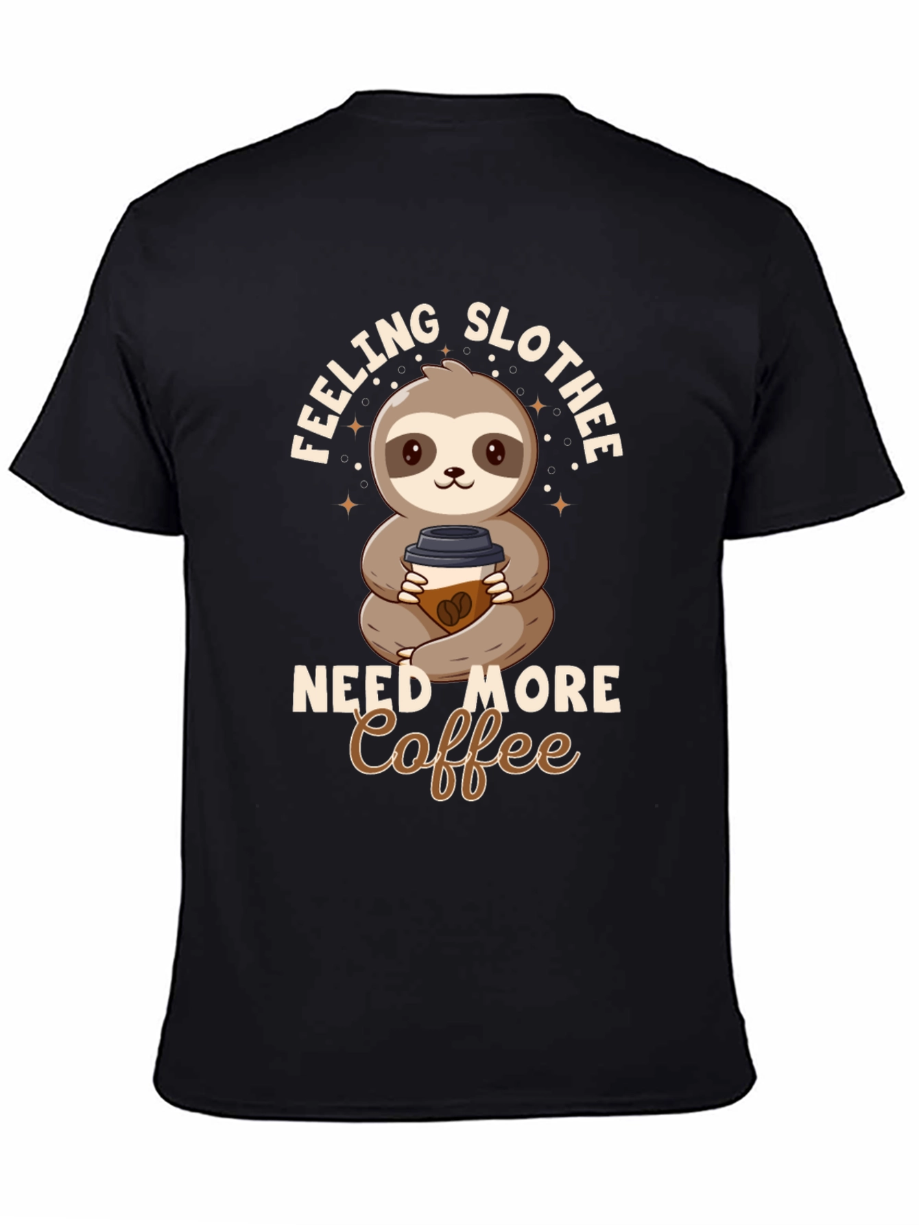 Feeling Slothee Coffee Graphic Tee