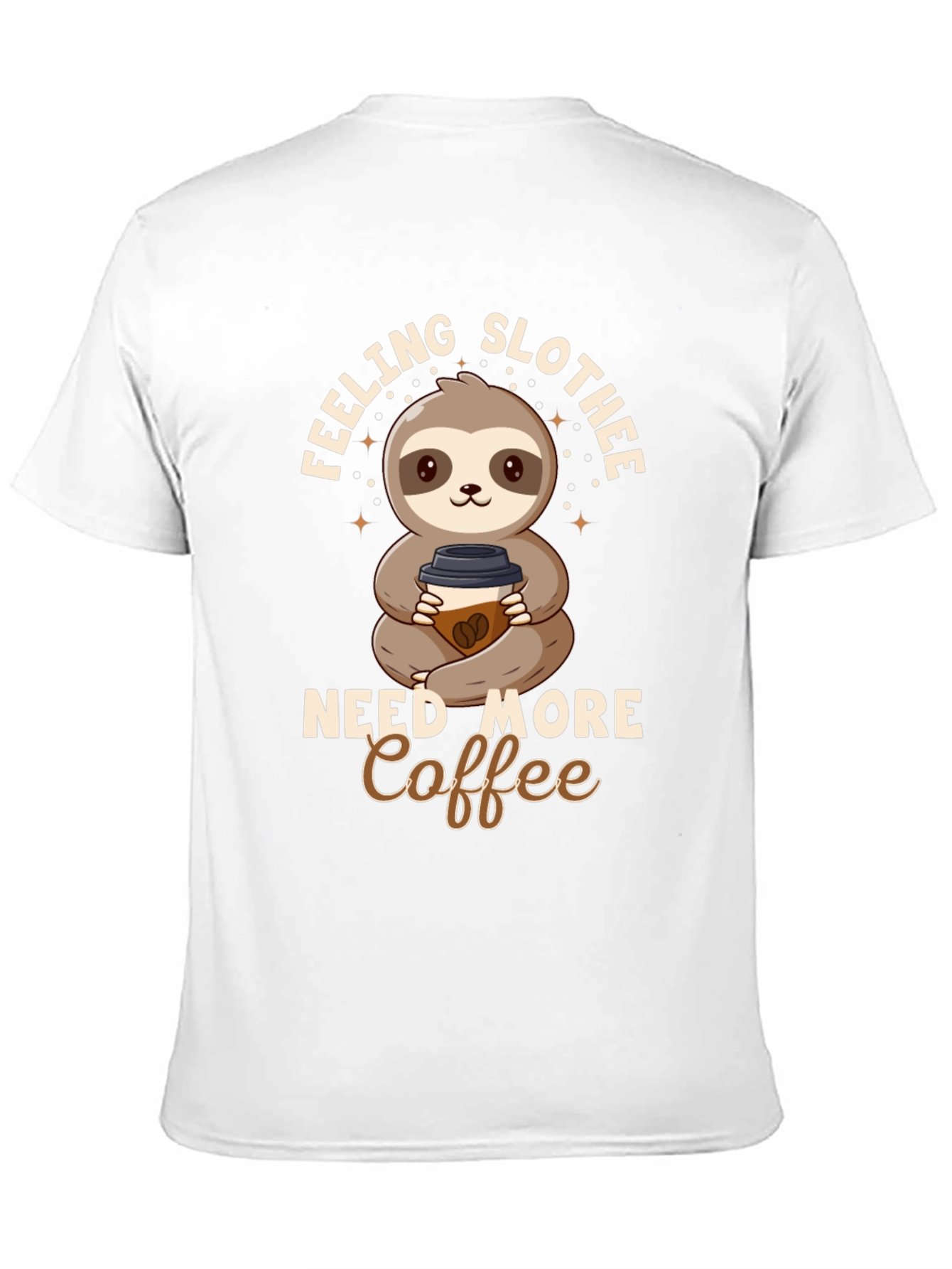 Feeling Slothee Coffee Graphic Tee