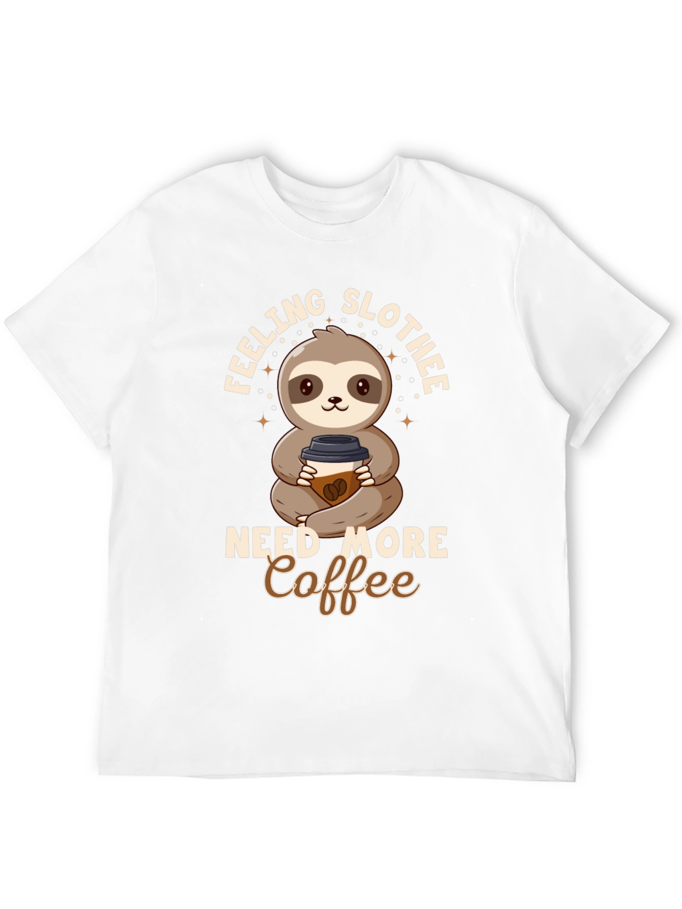 Feeling Slothee Coffee Graphic Tee