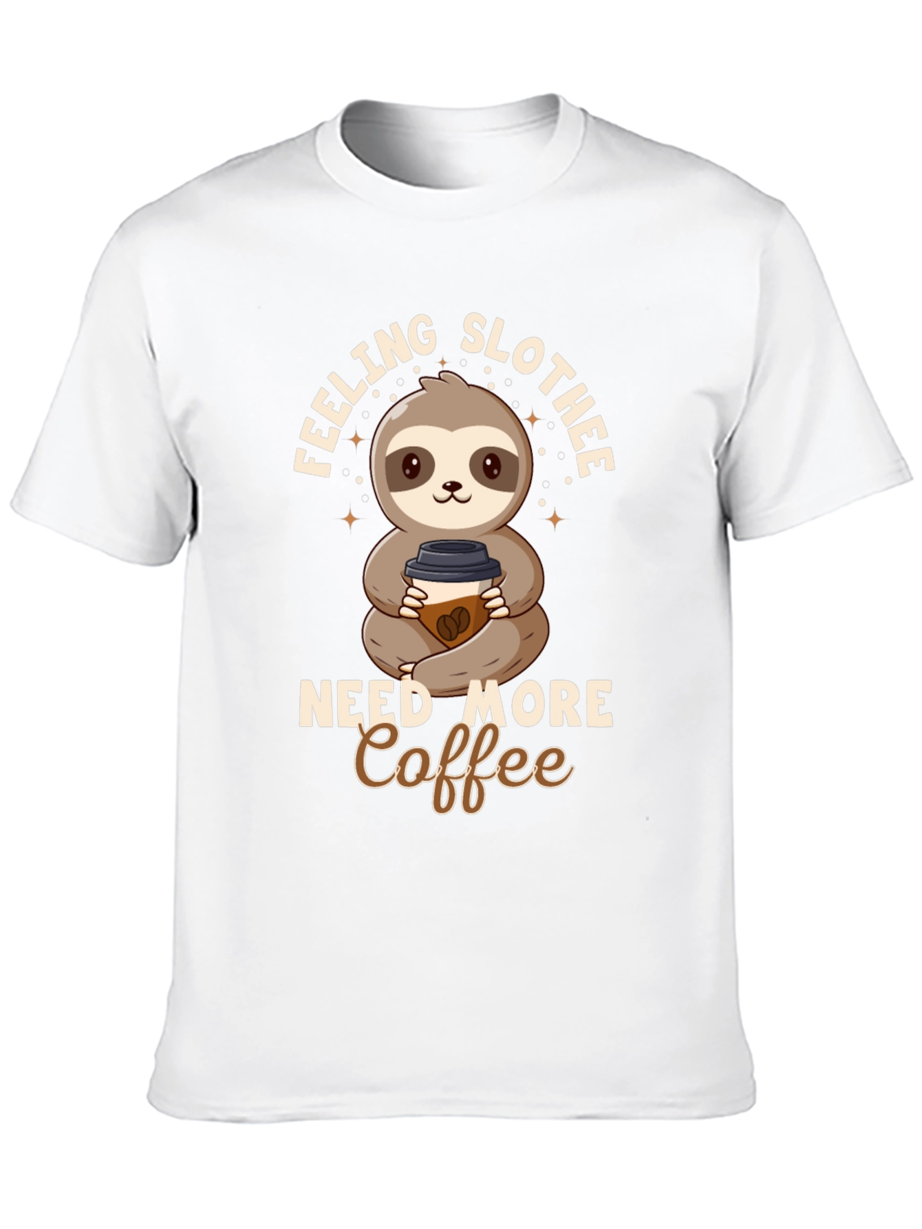Feeling Slothee Coffee Graphic Tee