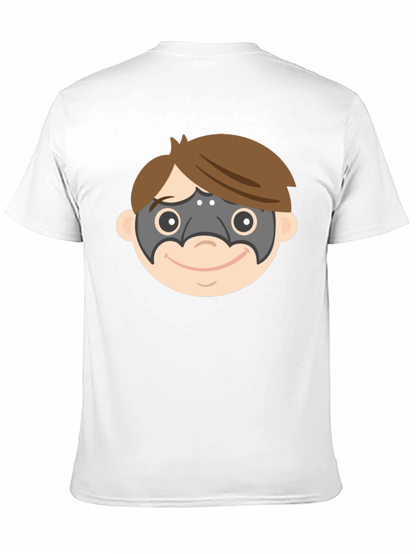 Superhero Mask T-Shirt - Fun Cartoon Design