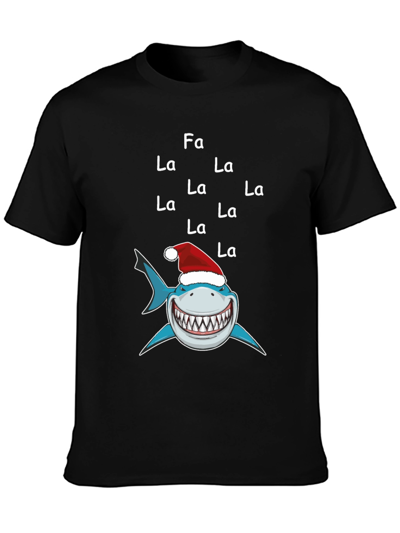 Fa La La Shark Christmas T-Shirt