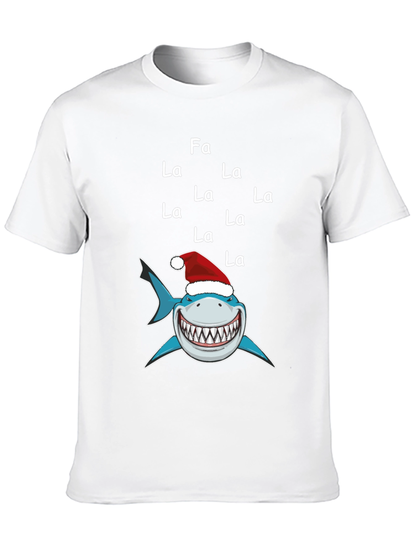 Fa La La Shark Christmas T-Shirt