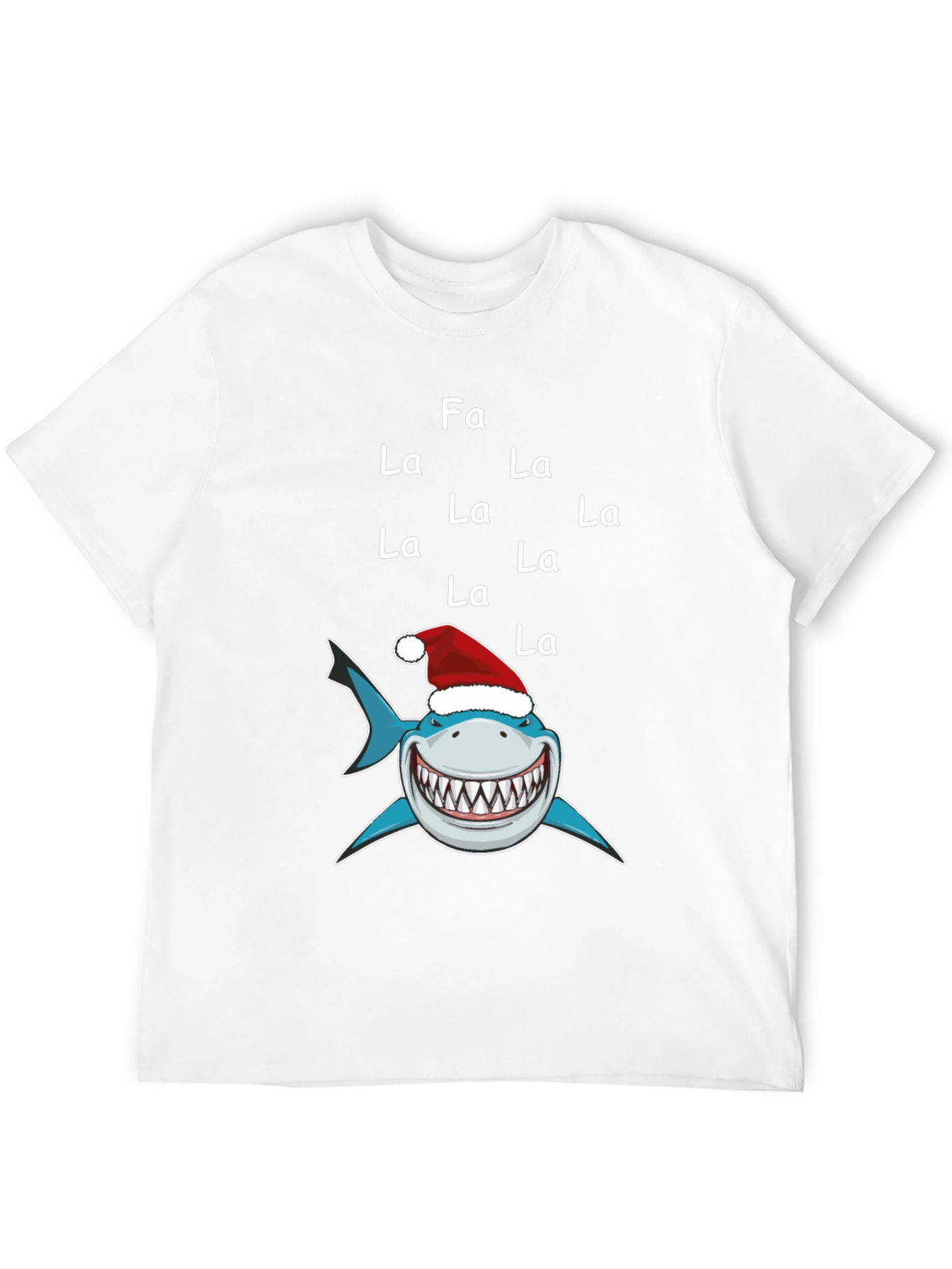 Fa La La Shark Christmas T-Shirt
