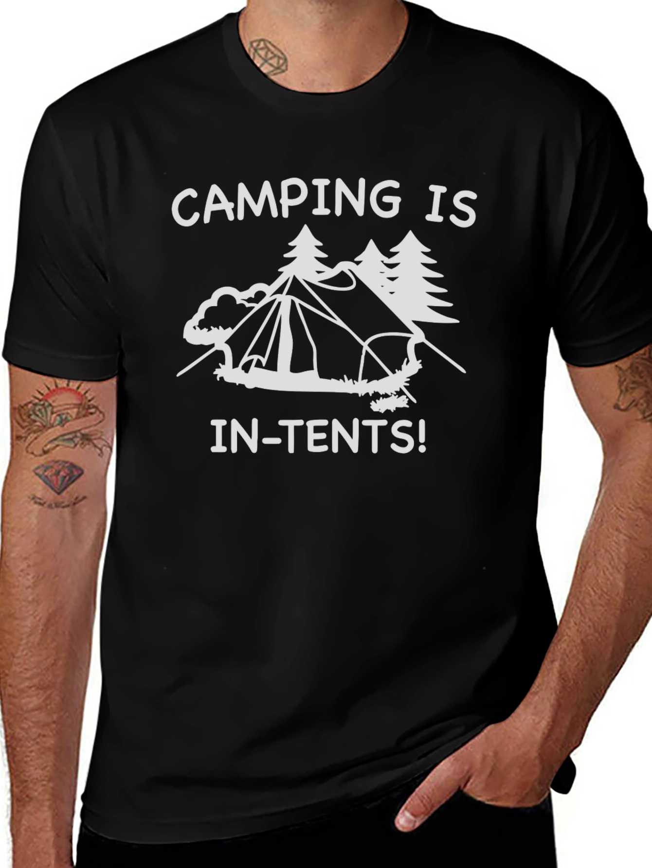 Camping In-Tents Graphic Tee