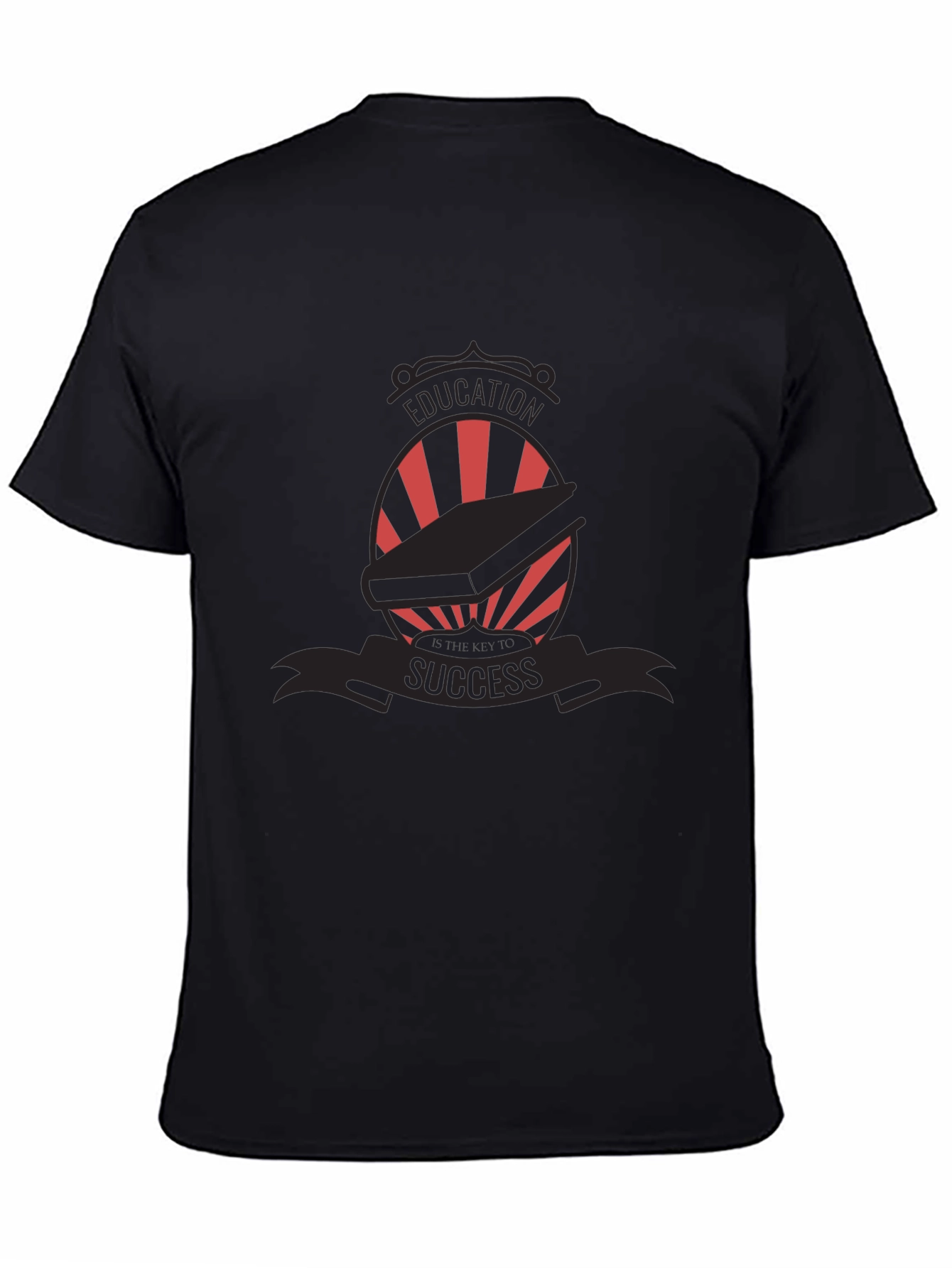 Education Success Graphic Tee - Black T-Shirt