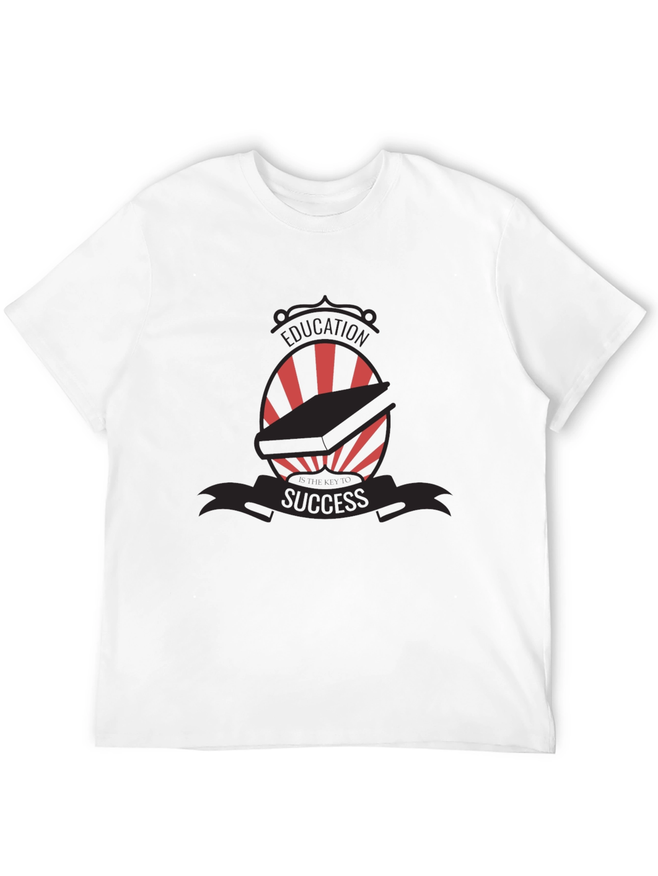 Education Success Graphic Tee - Black T-Shirt