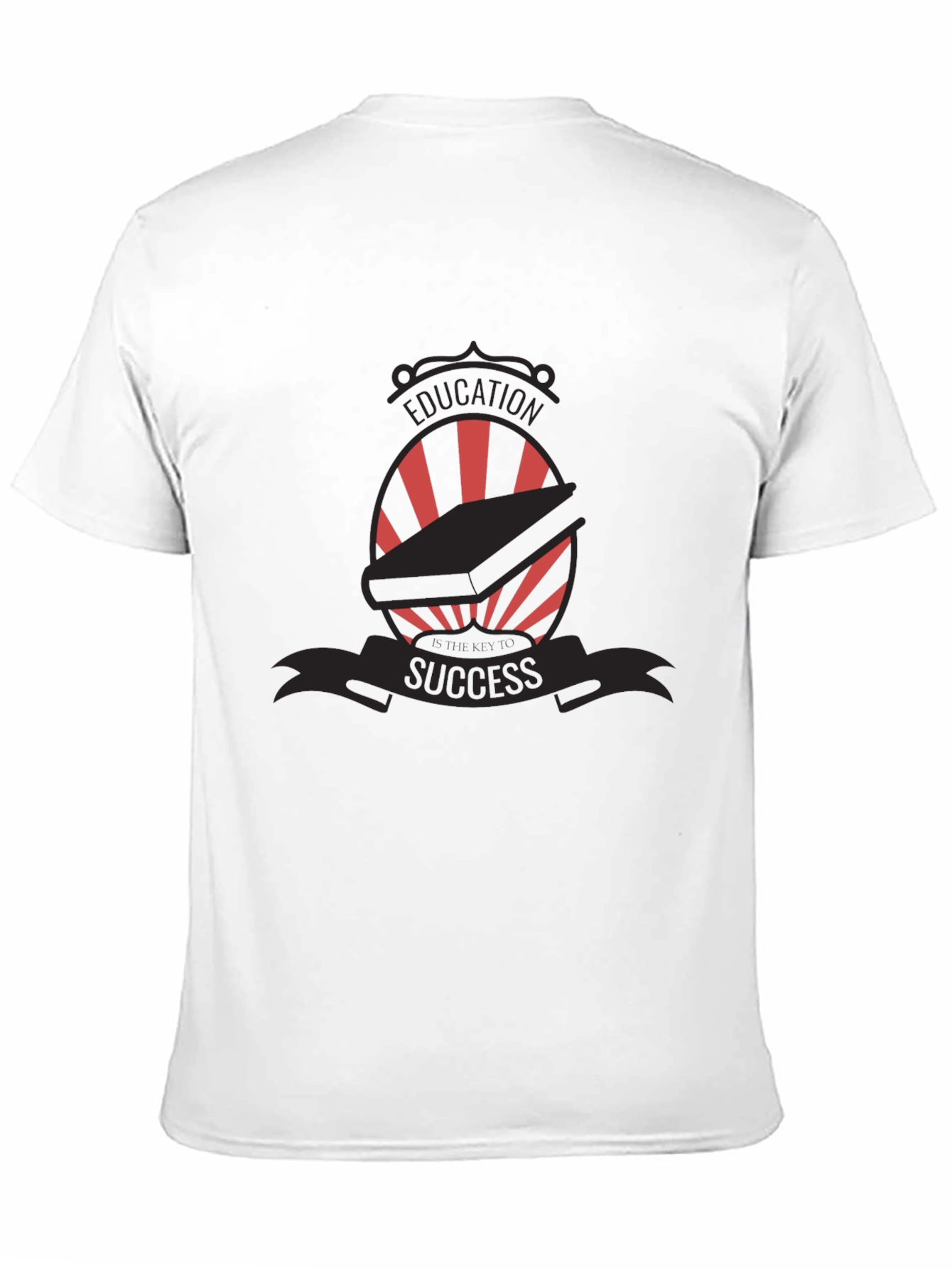 Education Success Graphic Tee - Black T-Shirt