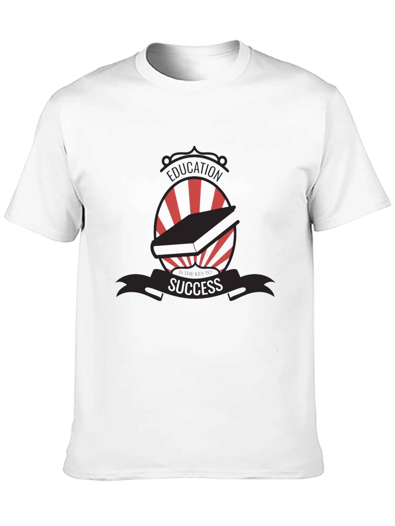 Education Success Graphic Tee - Black T-Shirt