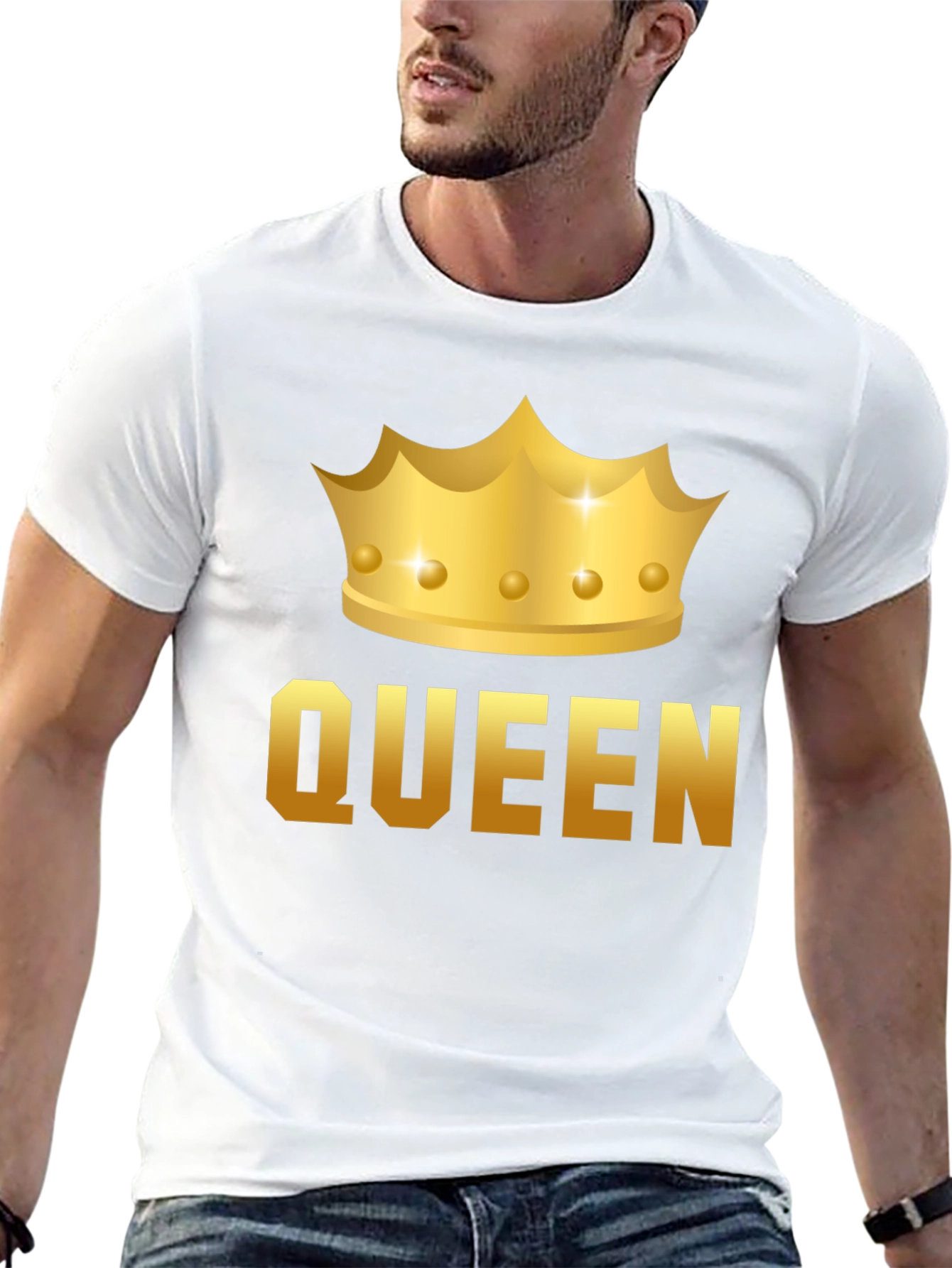 Queen Crown Graphic Tee - Stylish Black T-Shirt