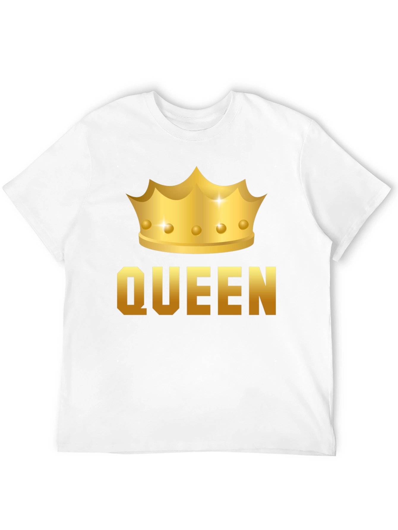 Queen Crown Graphic Tee - Stylish Black T-Shirt