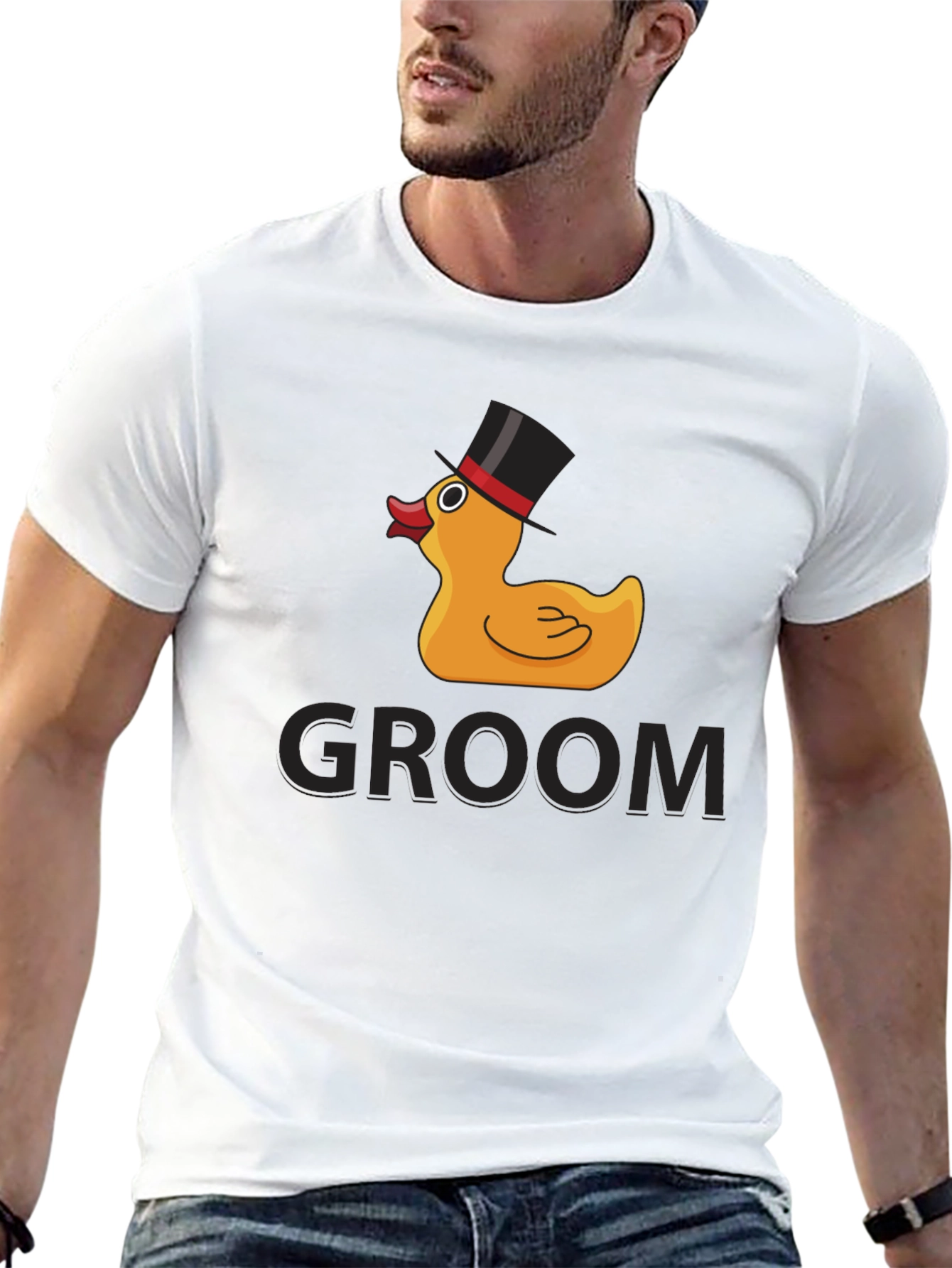 Groom Duck T-Shirt - Novelty Wedding Apparel