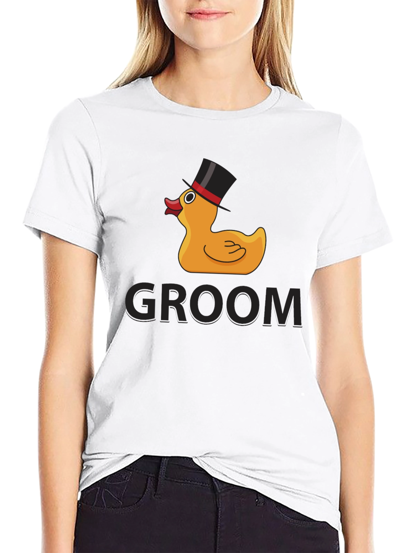Groom Duck T-Shirt - Novelty Wedding Apparel