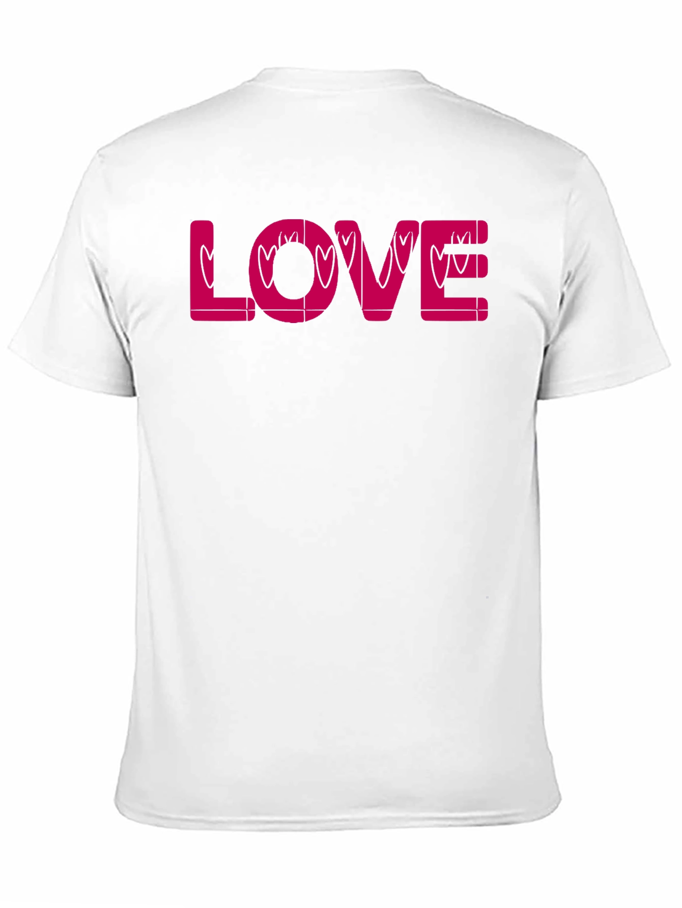 Love Heart Valentines Day Black T-Shirt
