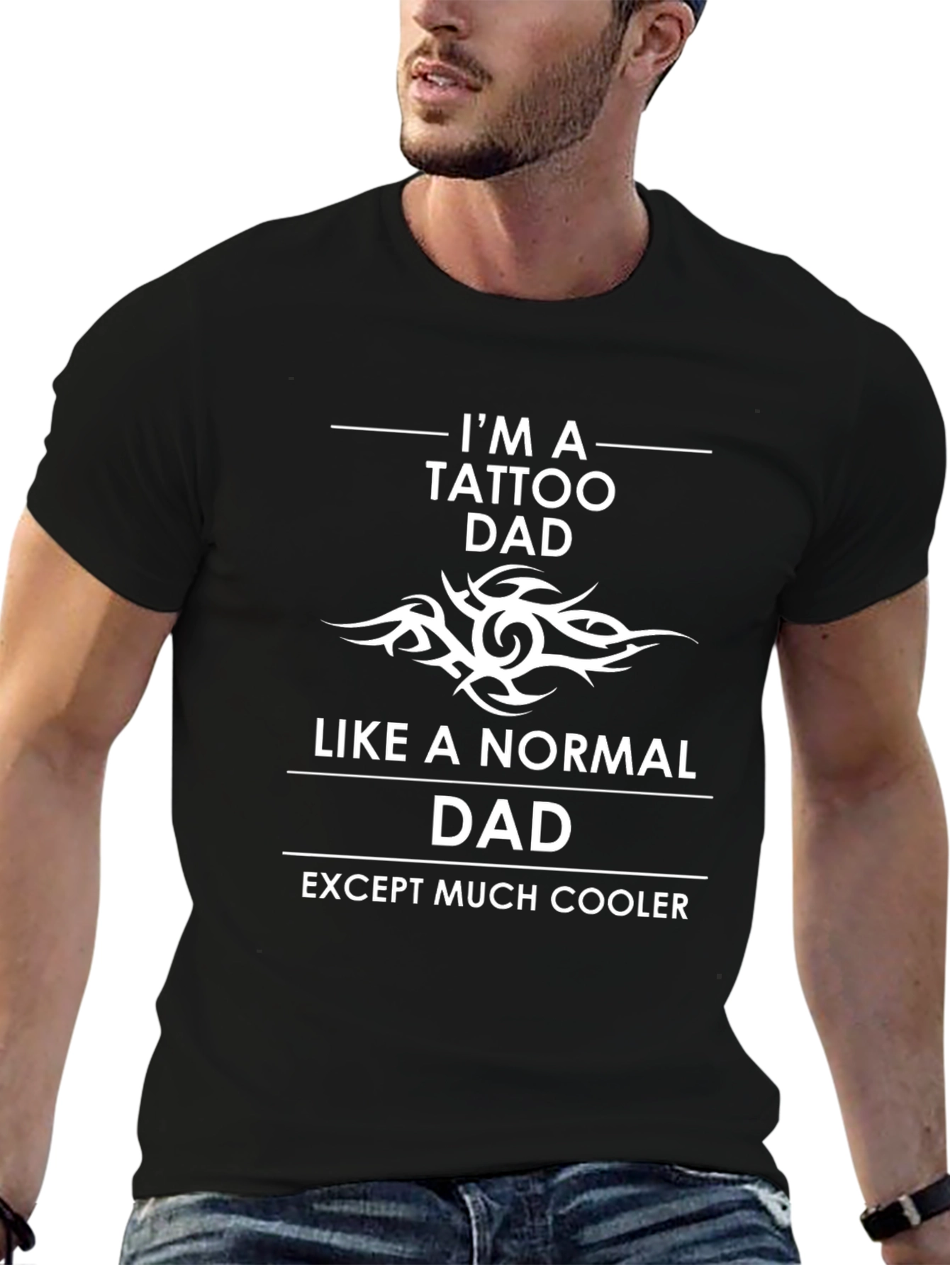 Tattoo Dad Graphic Tee - Cool Fathers Day Gift