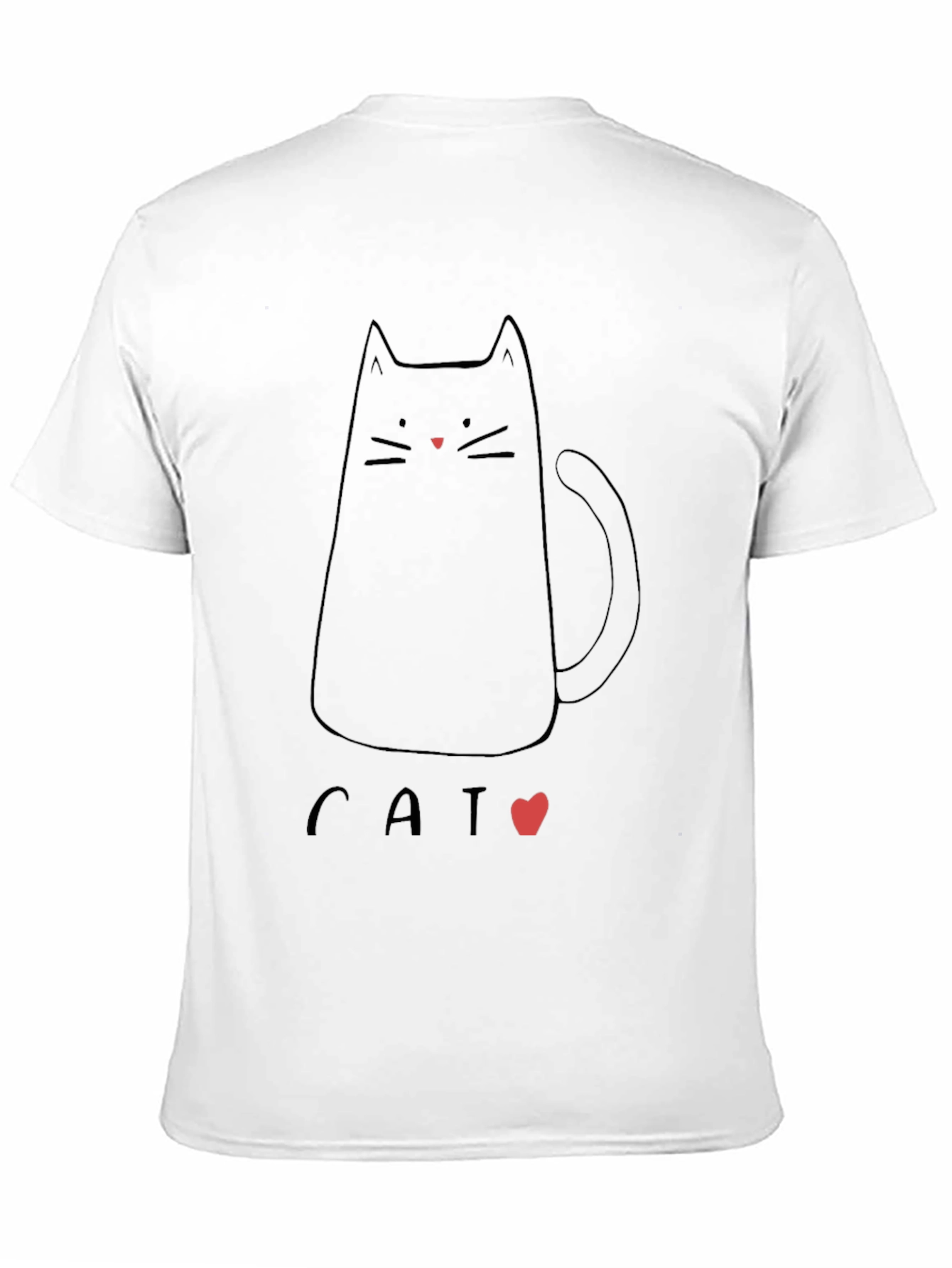 Black Cat T-Shirt - Cute Graphic Tee