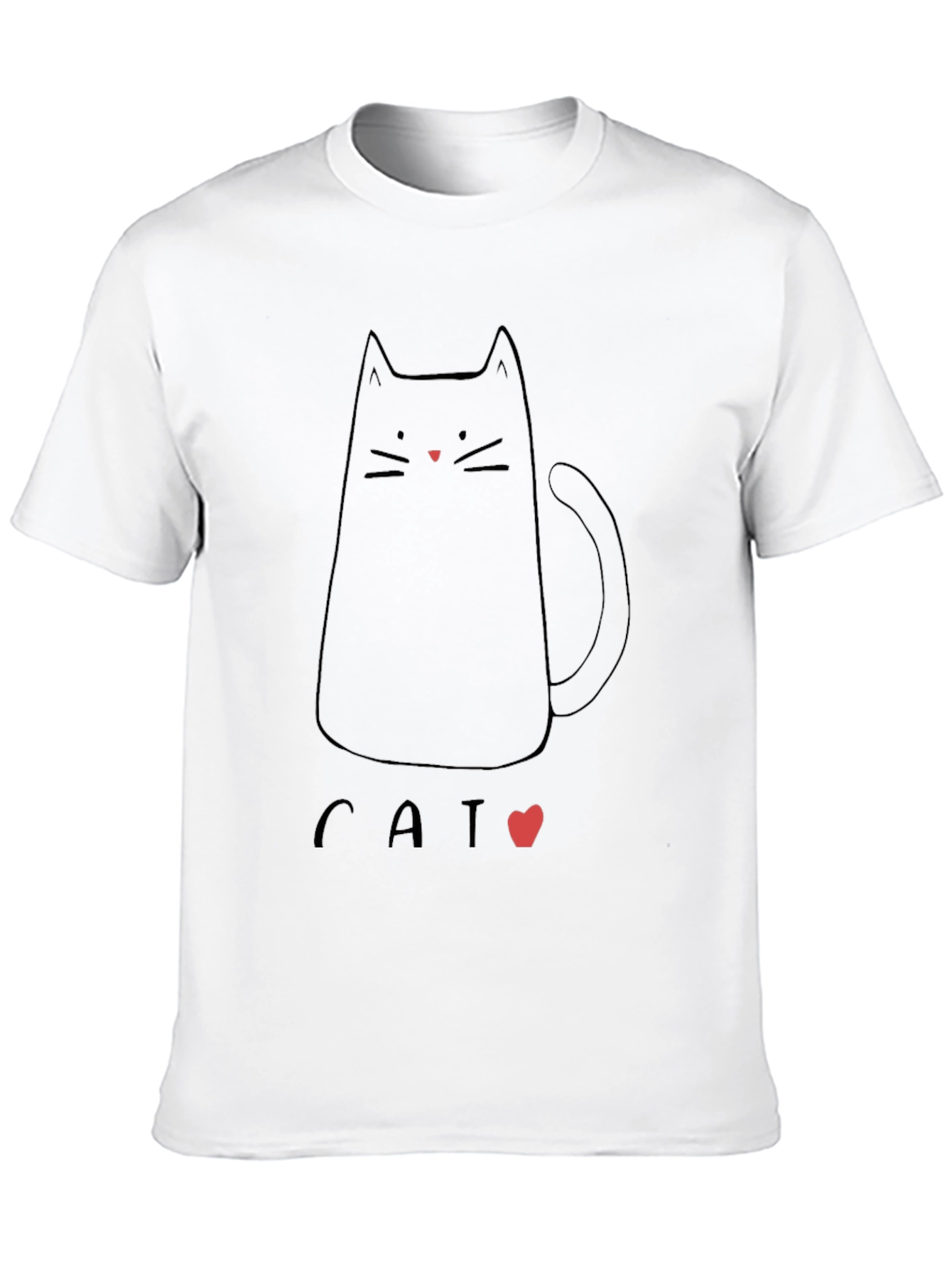 Black Cat T-Shirt - Cute Graphic Tee