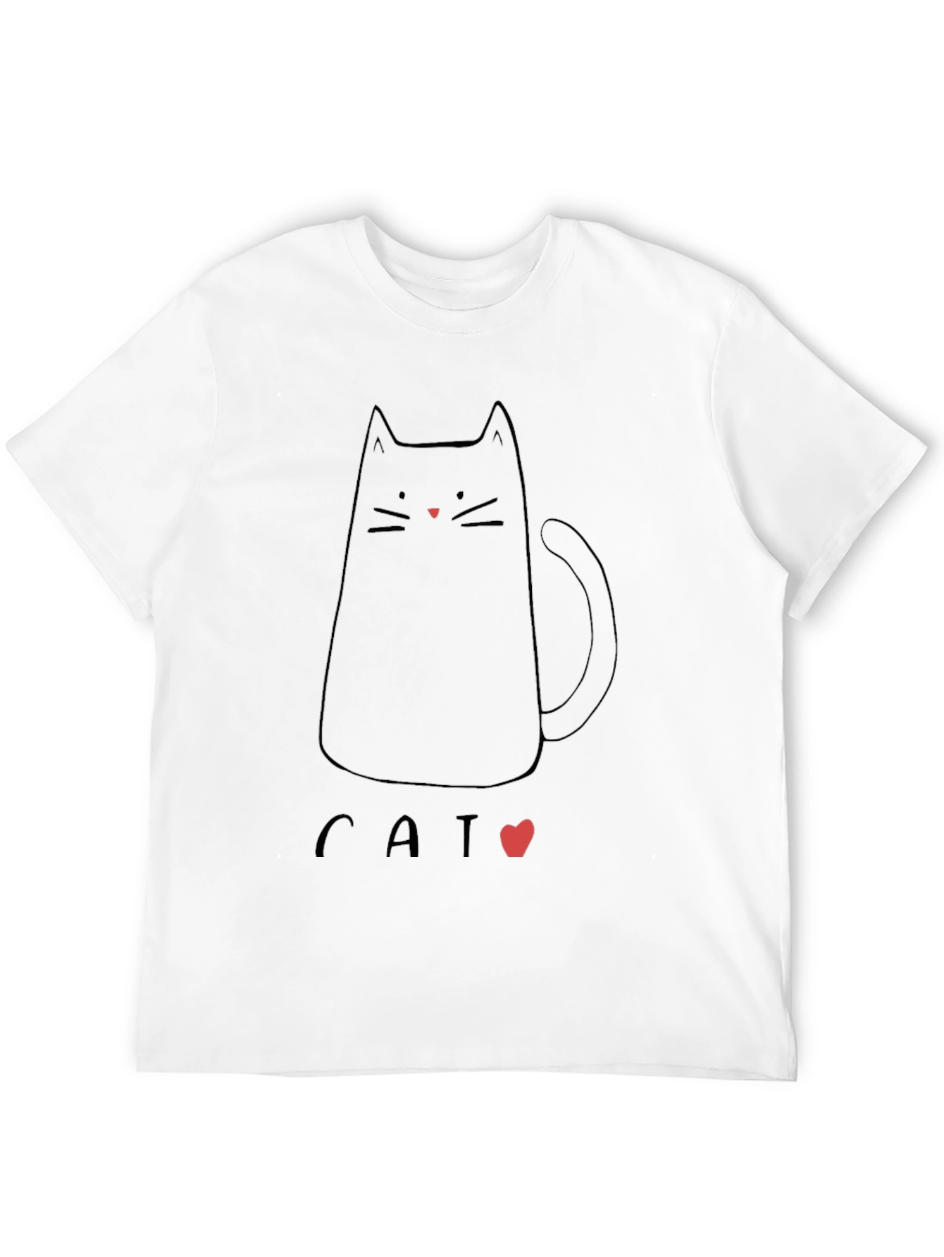Black Cat T-Shirt - Cute Graphic Tee