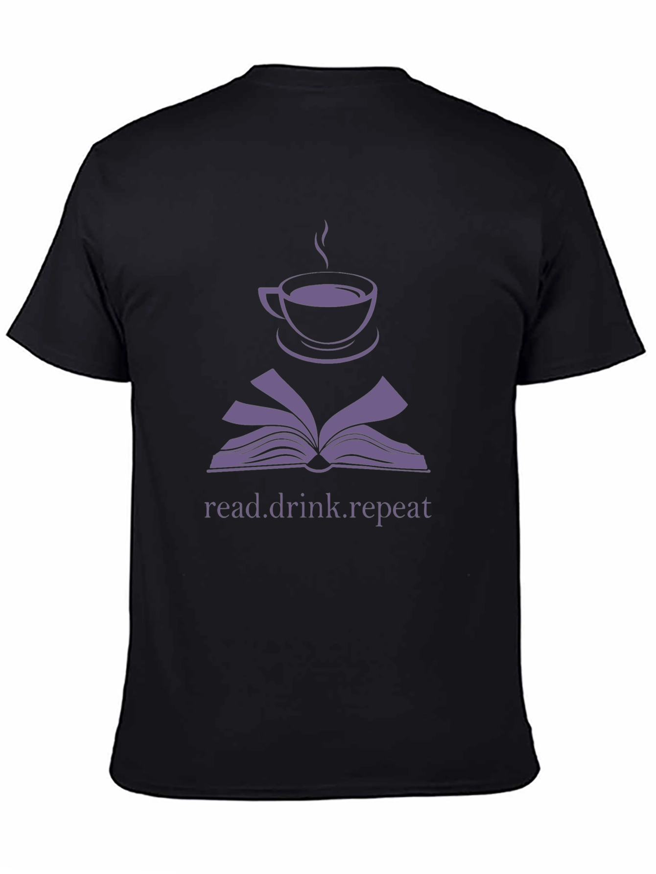 Read Drink Repeat T-Shirt - Book Lover Coffee Tee